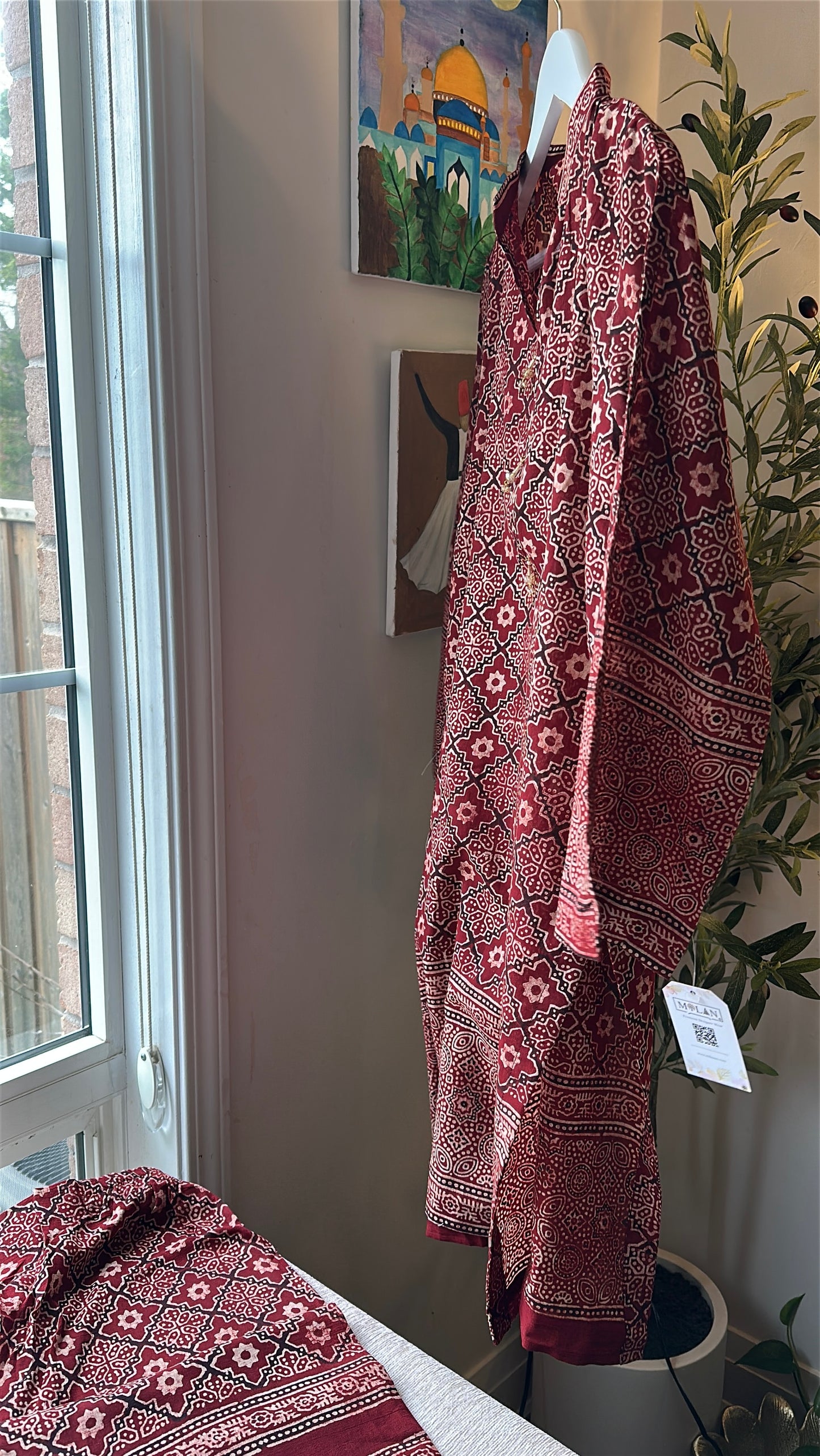 Indus Bloom Co-ord – Ajrak Heritage