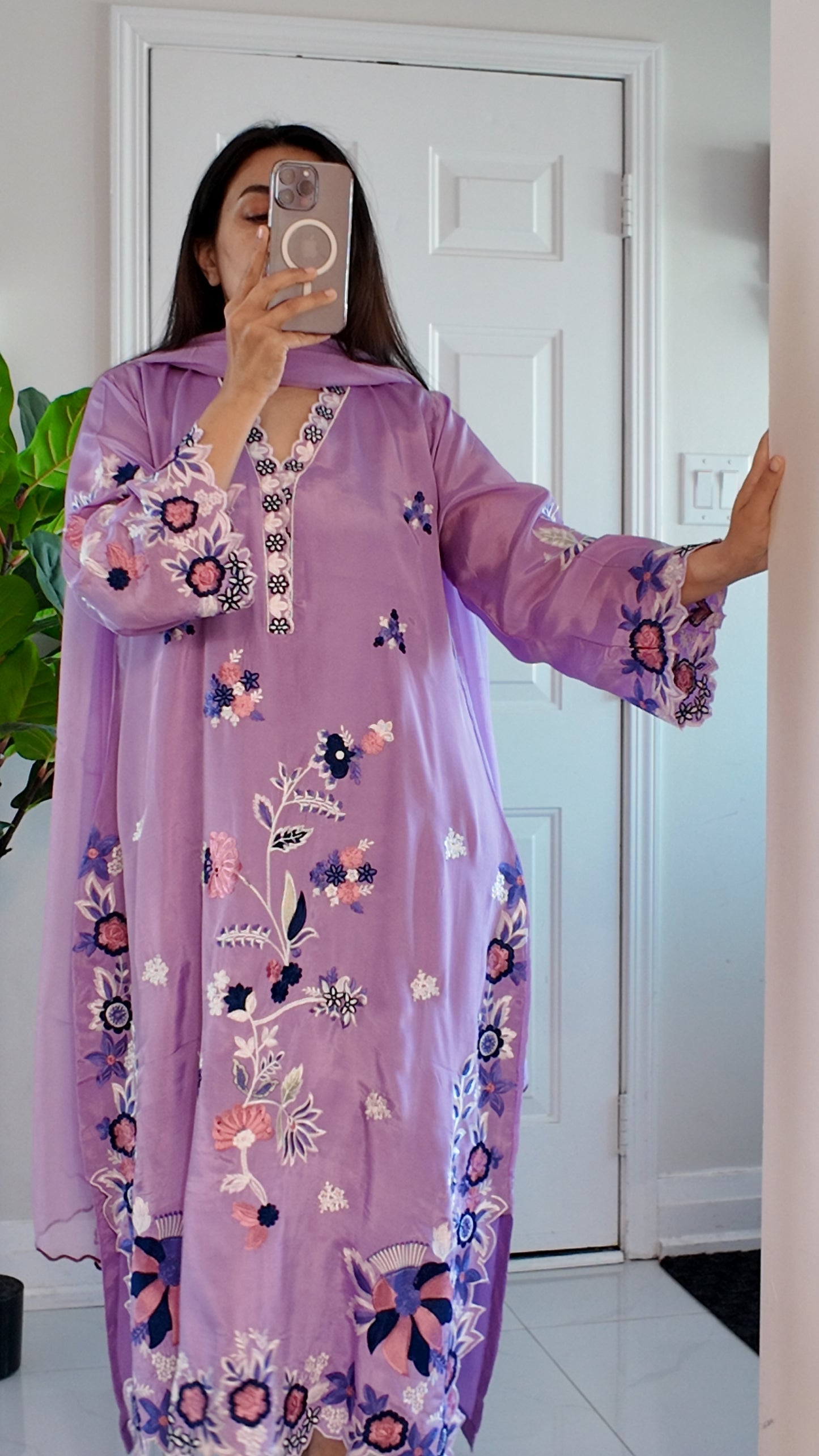Lavender Veil Élan - kaftan set