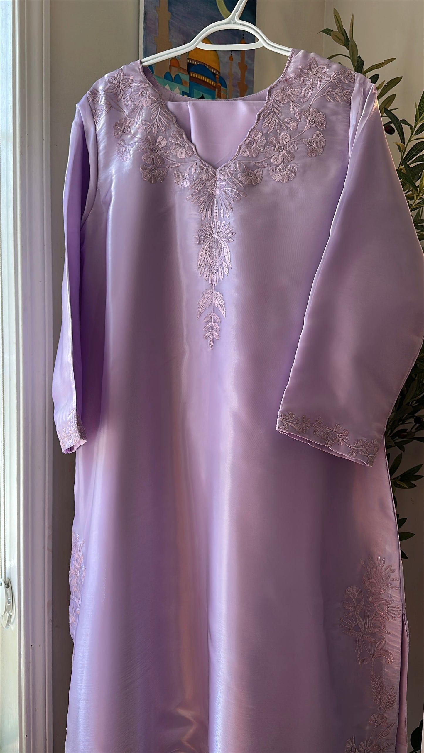 Lavender Haze Élan – 2-Piece Kaftan Set