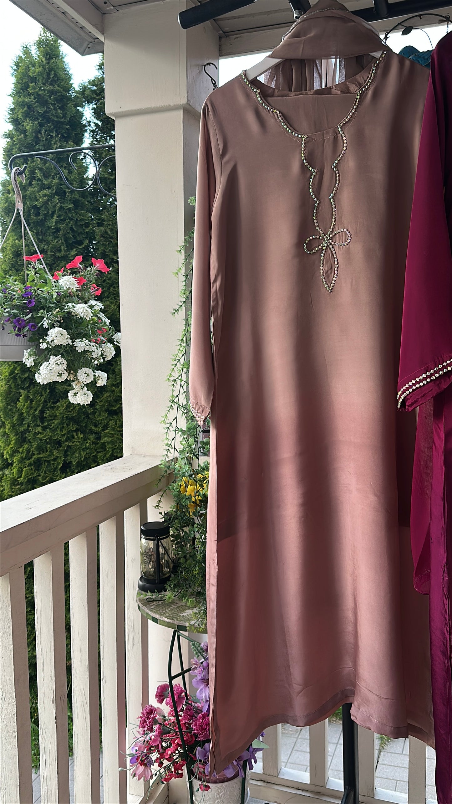 Rosé Veil Élan - kaftan set