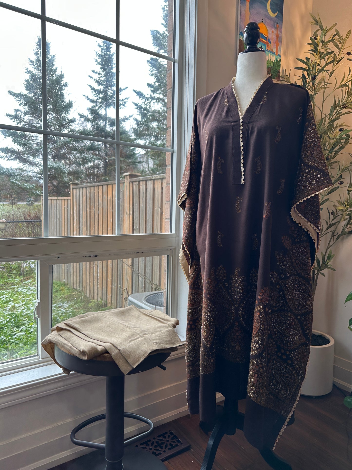 Cocoa Kalamkari – Winter’s Softest Statement