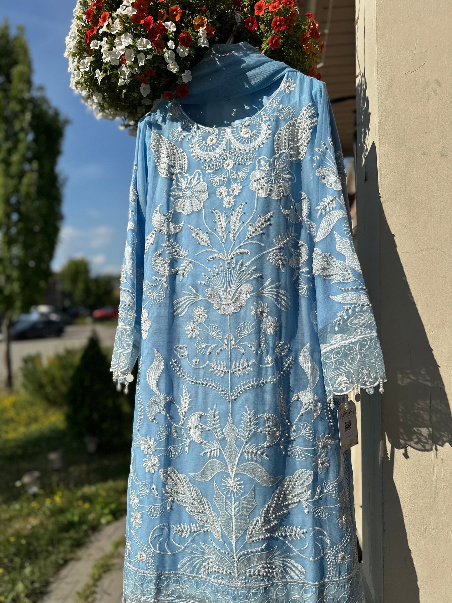 Noor-e-Farshi Sky Blue