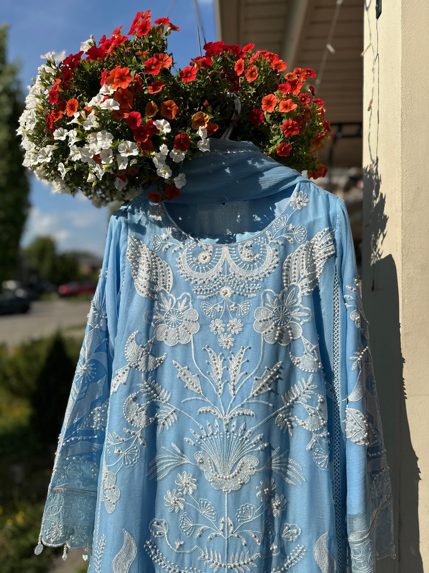 Noor-e-Farshi Sky Blue