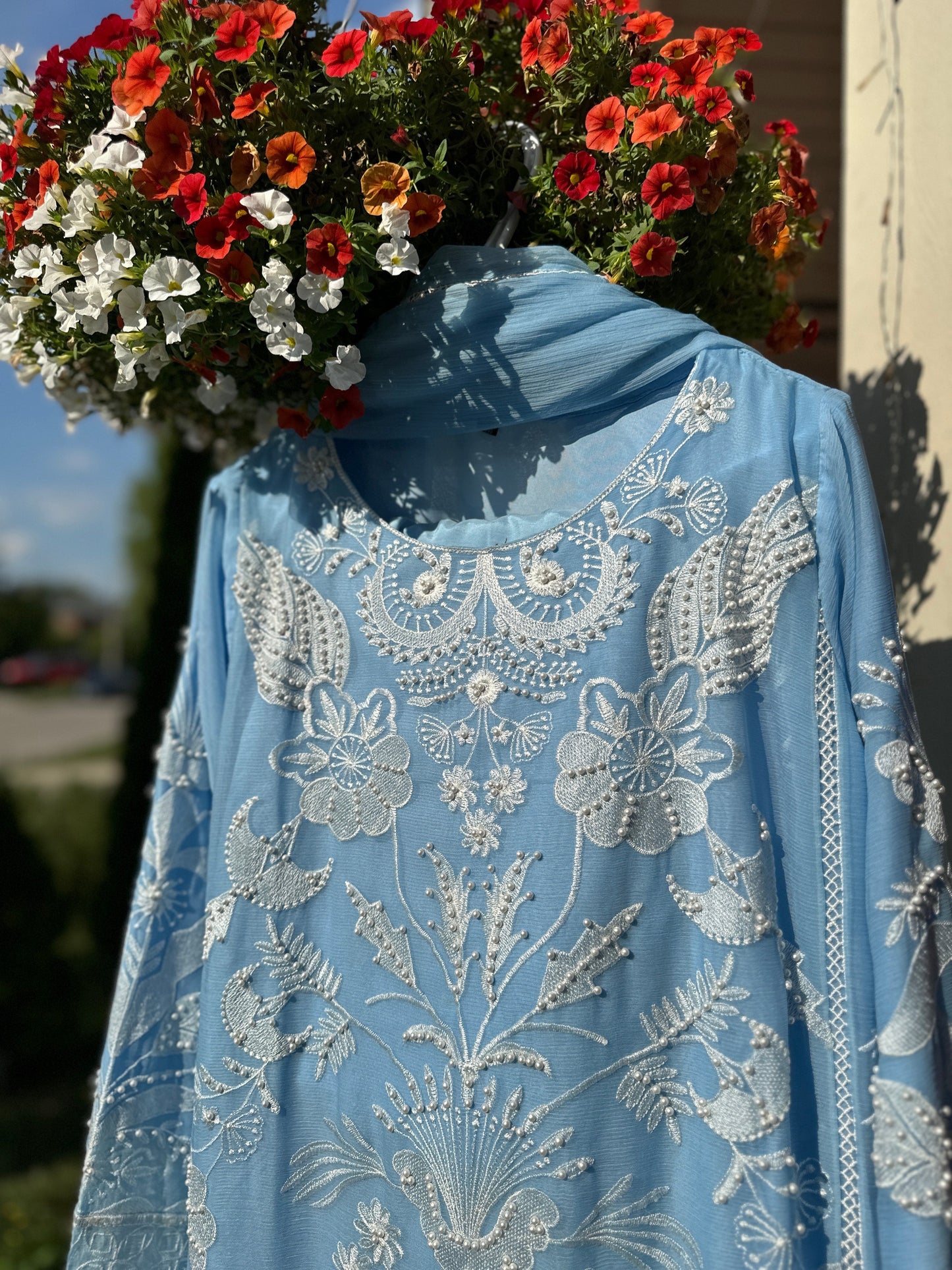 Noor-e-Farshi Sky Blue
