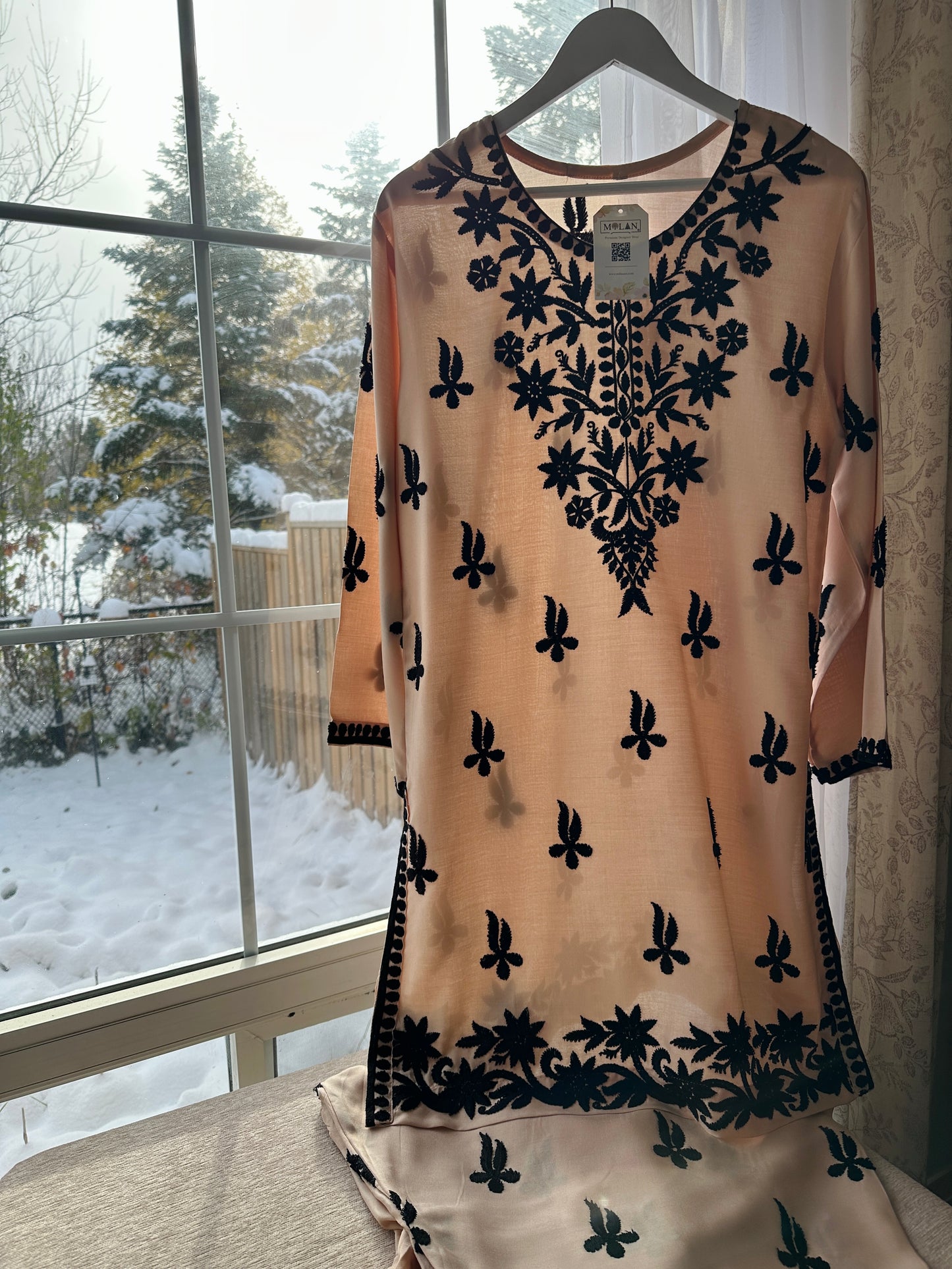 Zar-e-Chai - Farshi Shalwar Set