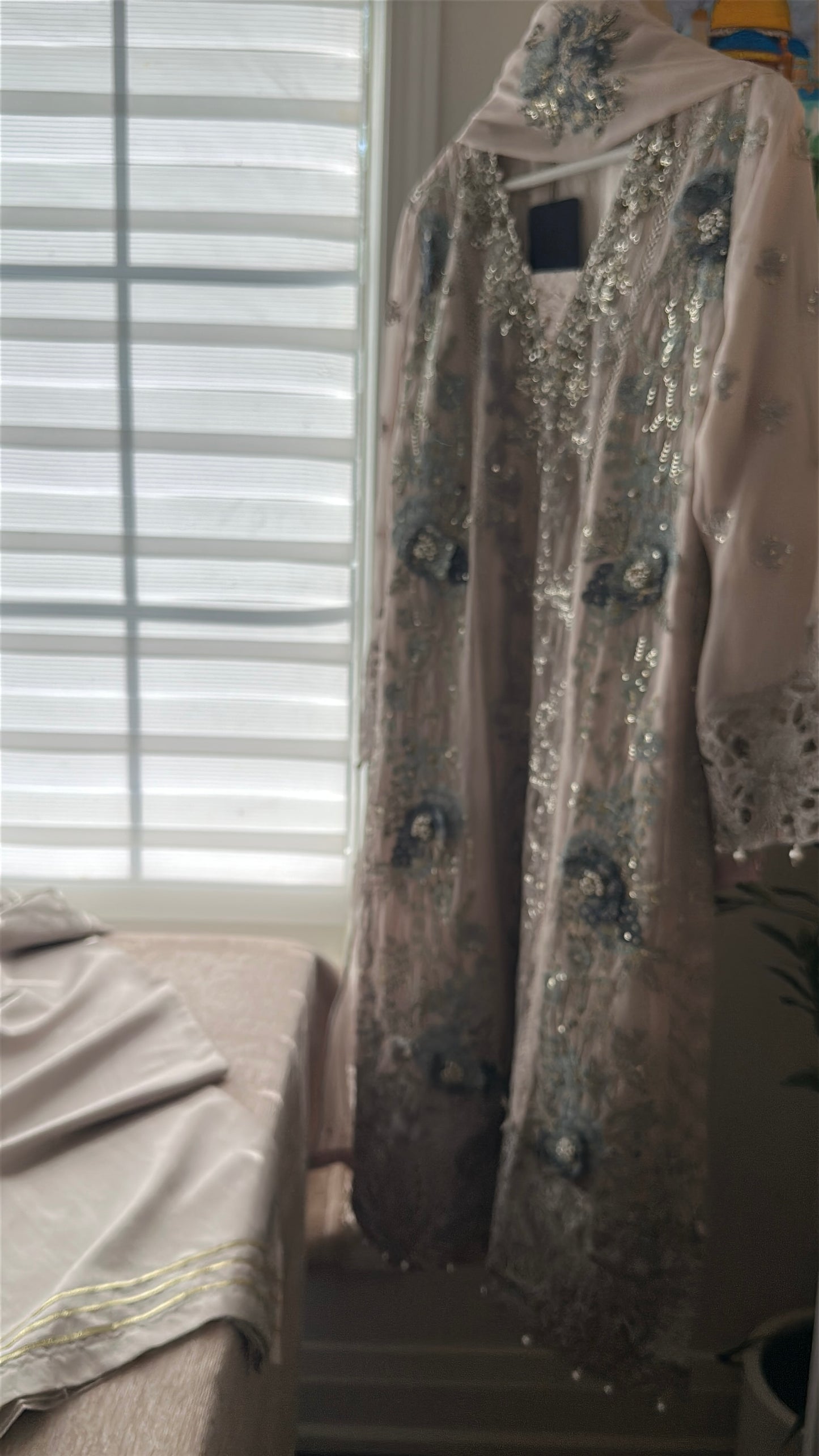 Mink Feroza Élan — Luxury Embellished Chiffon 3-Piece