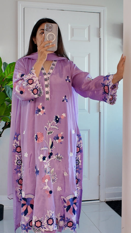Lavender Veil Élan - kaftan set