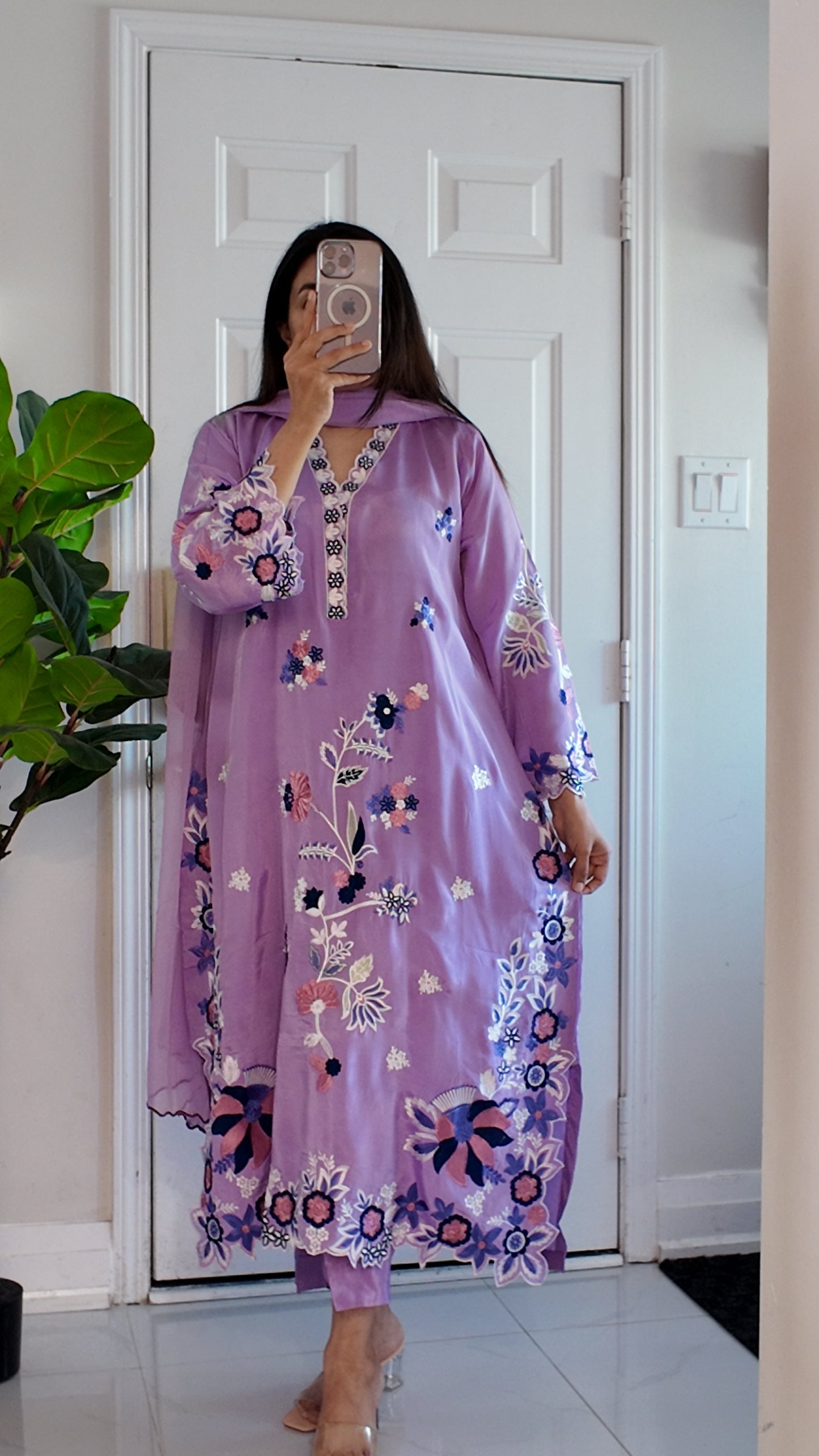 Lavender Veil Élan - kaftan set