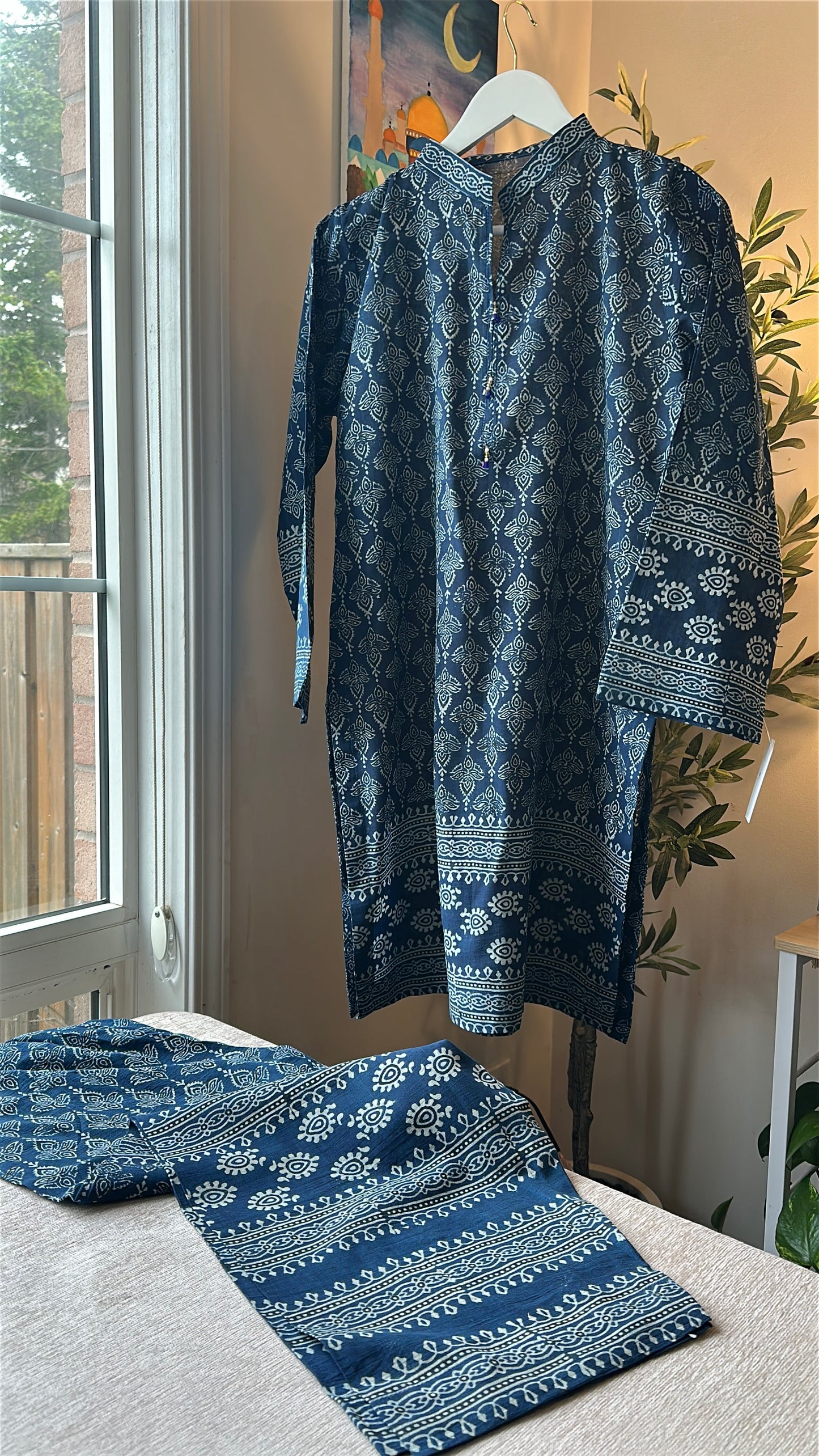 Ocean Dusk Co-ord – Ajrak Heritage