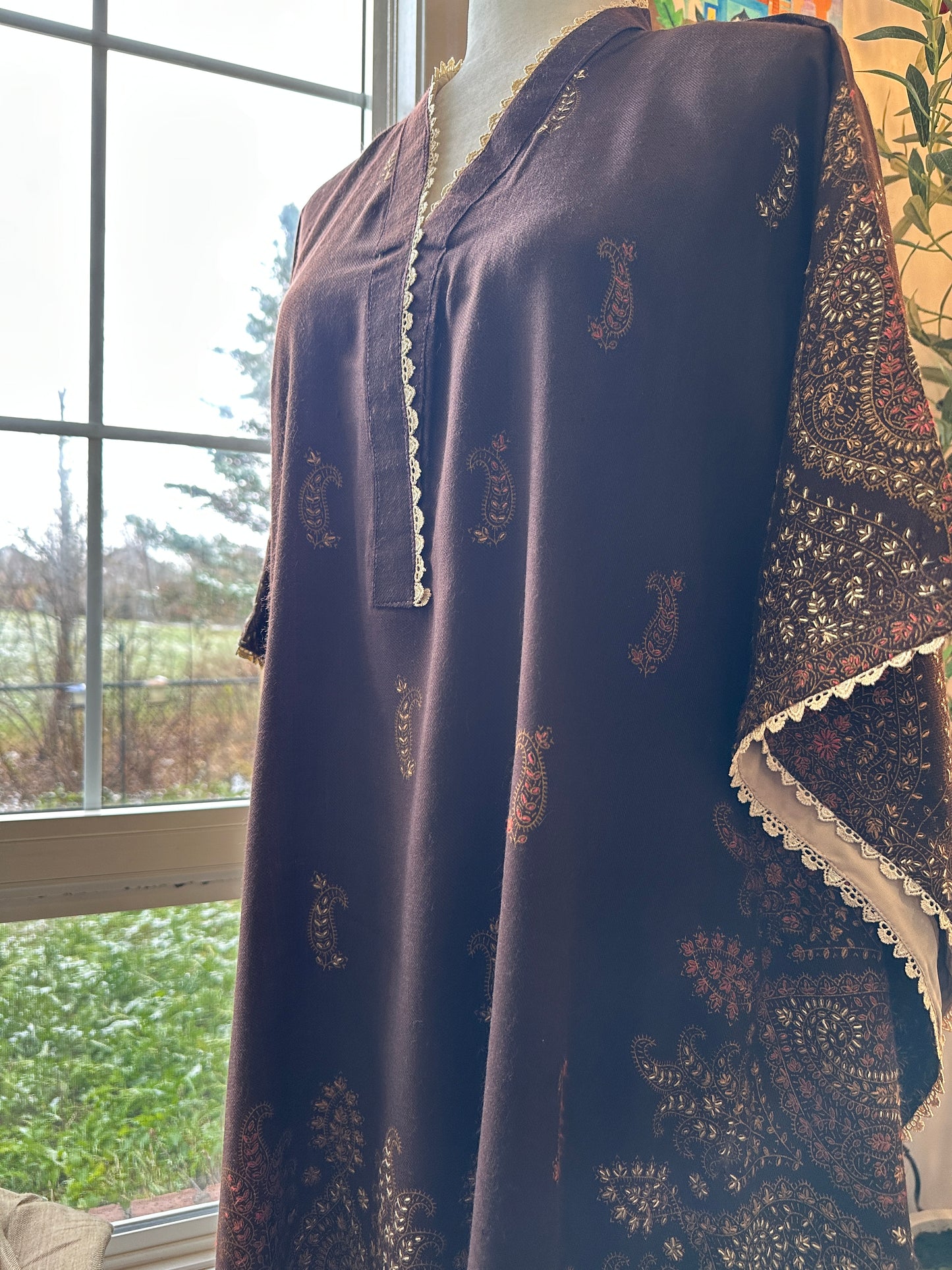 Cocoa Kalamkari – Winter’s Softest Statement