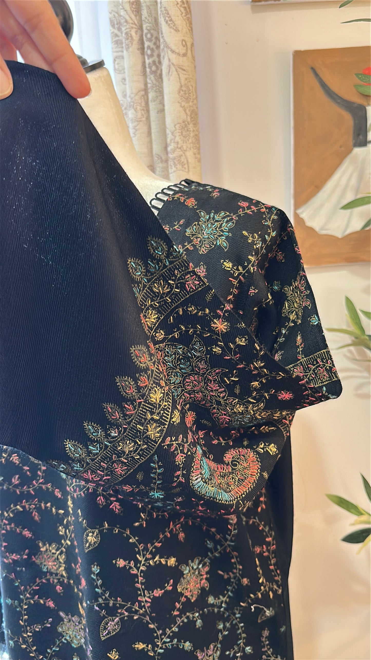 Zar-e-Qalam – Kalamkari Shawl Shirt