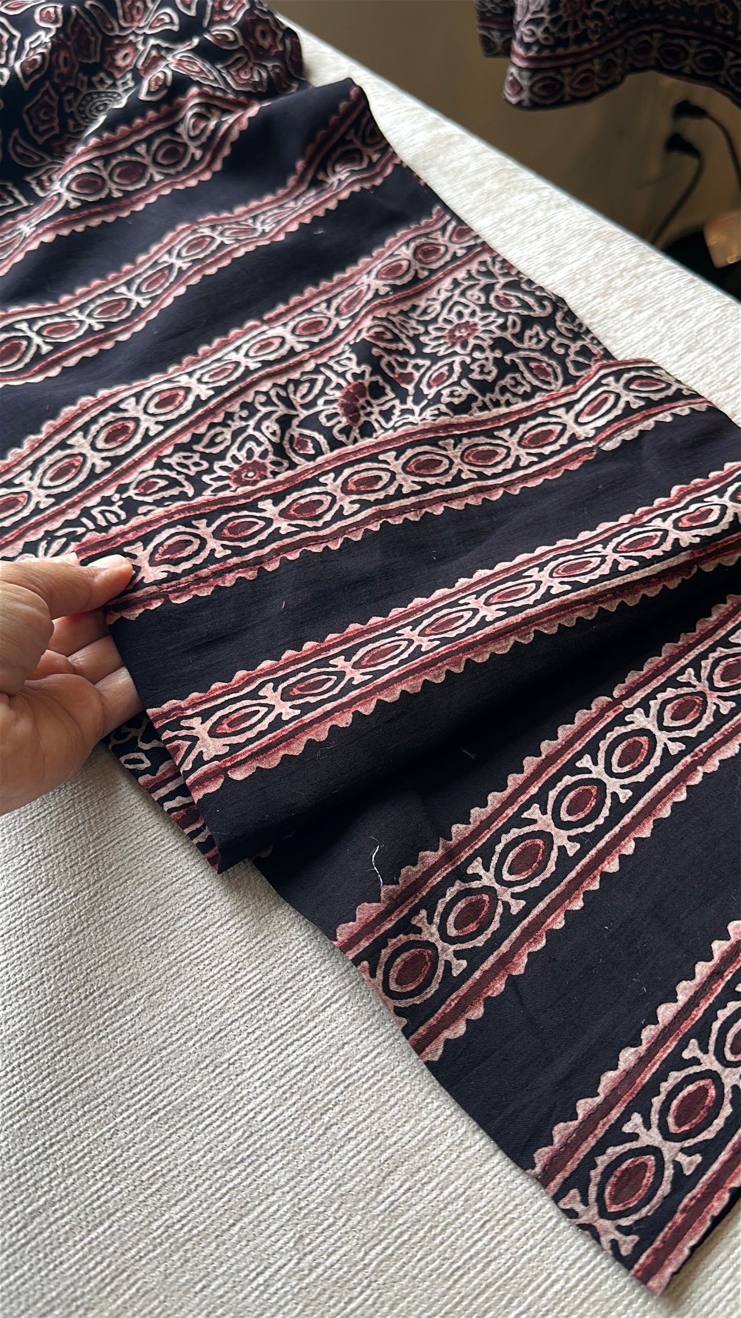 Rust Echo Co-ord – Ajrak Heritage