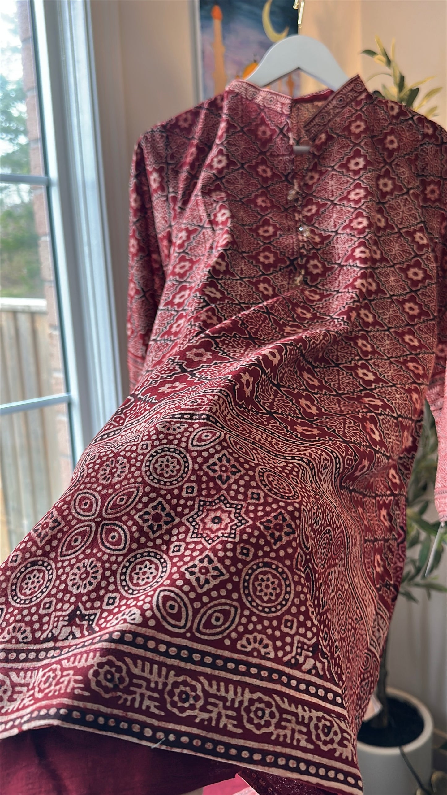Indus Bloom Co-ord – Ajrak Heritage