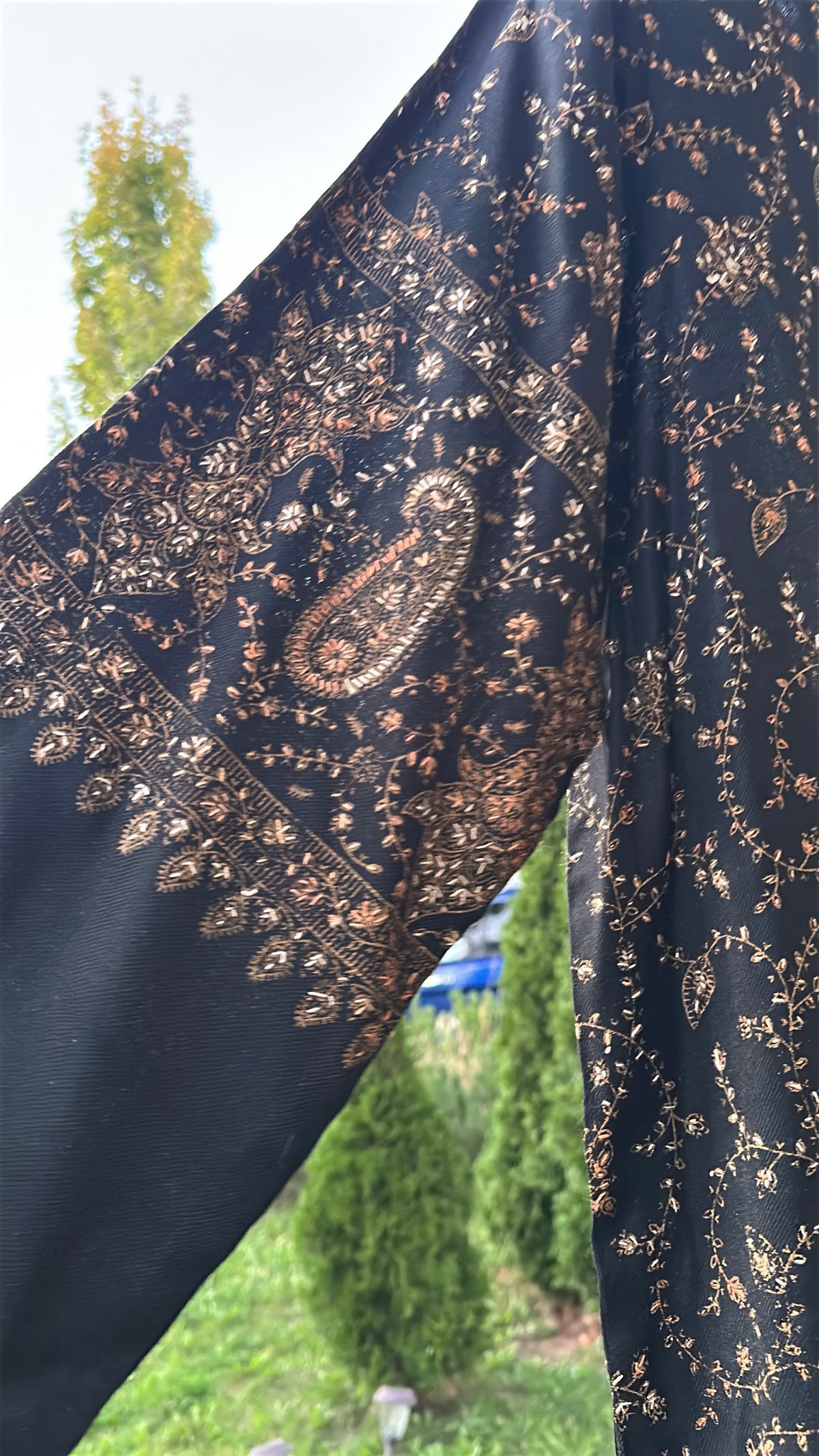 Zar-e-Shab Pashmina Kaftan