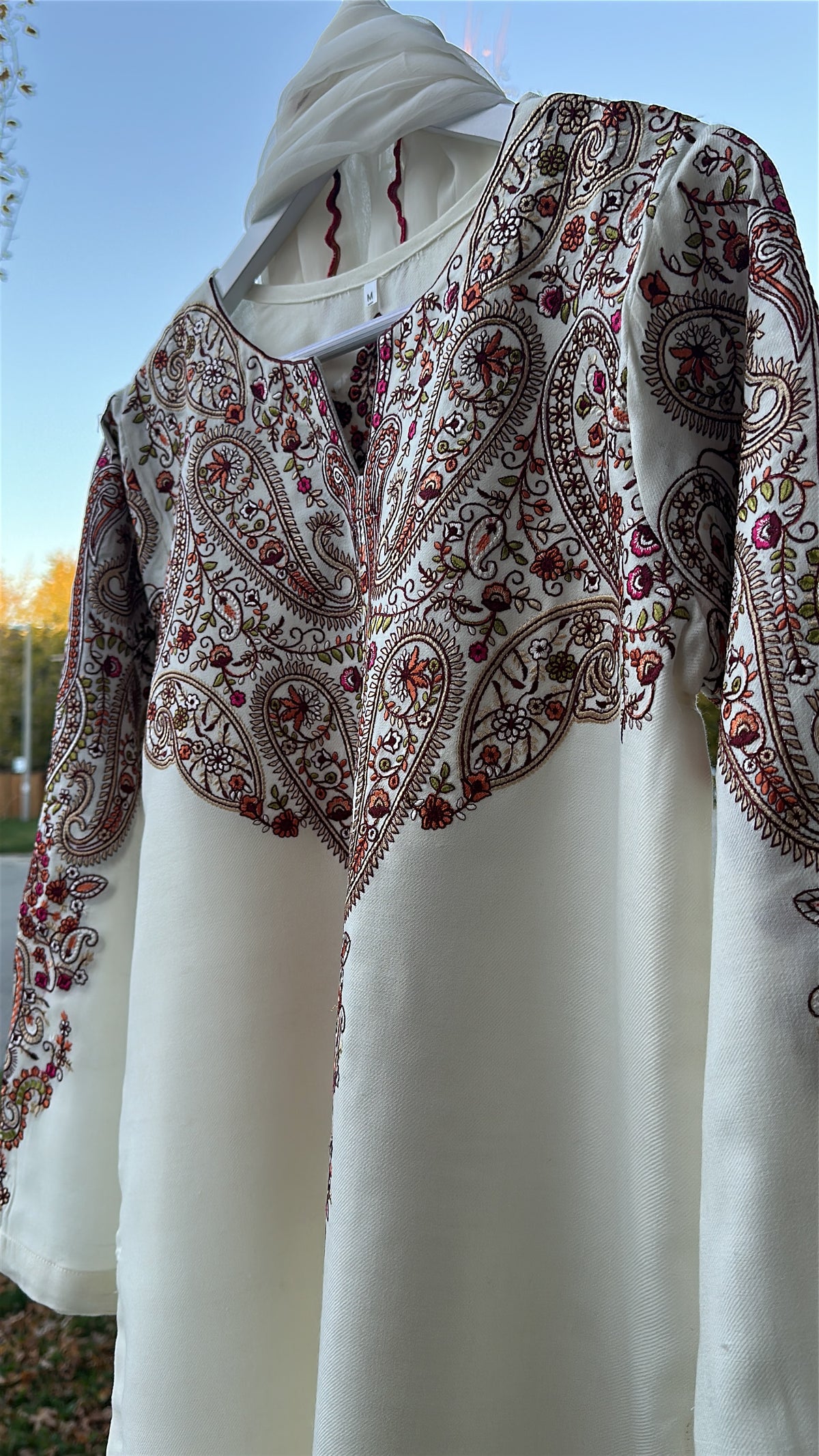 Ivory Meher / Pure Pashmina Kashmira — 3-Piece Set