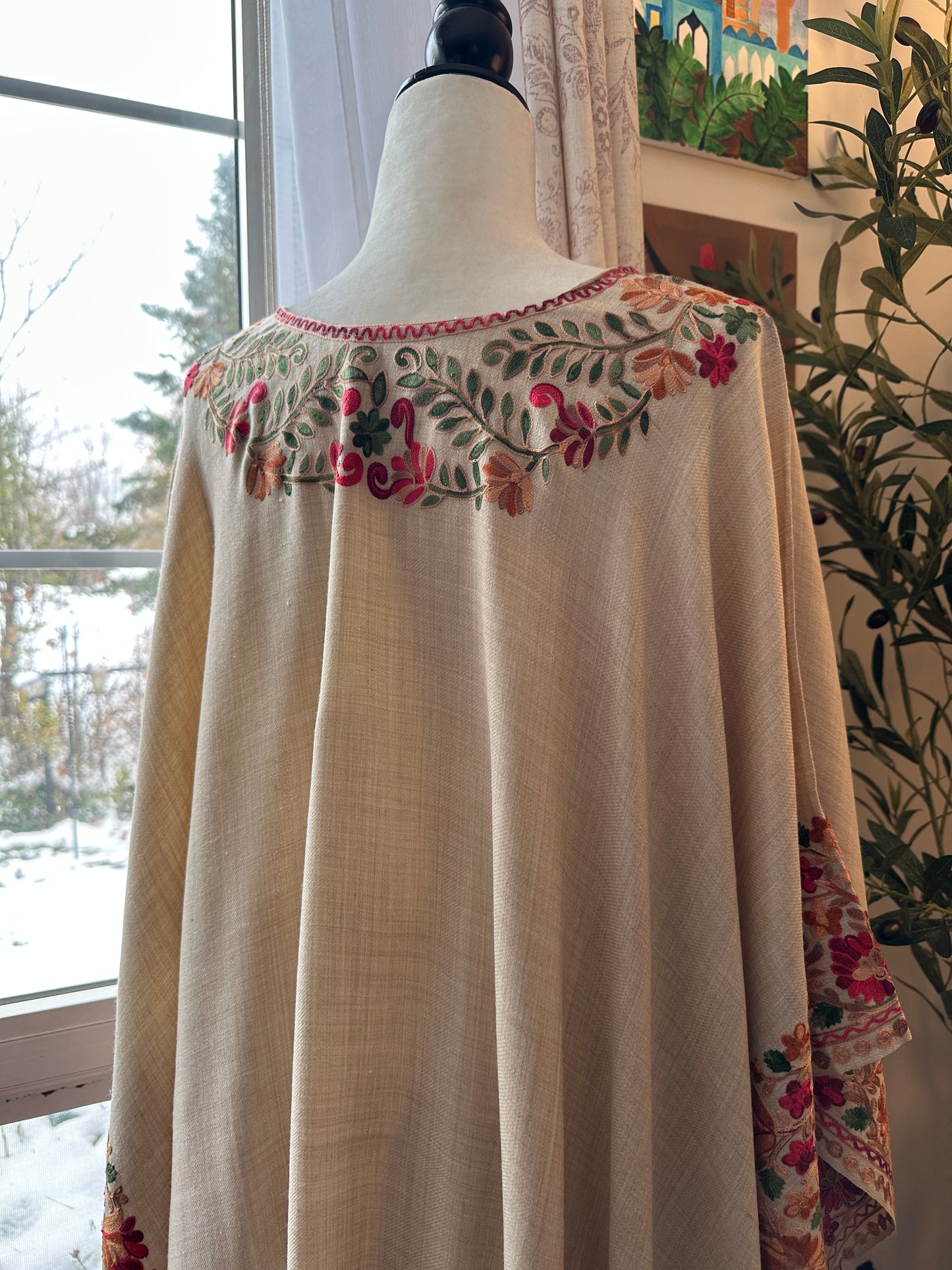 Gulabkaar –  Poncho Shawl Shirt