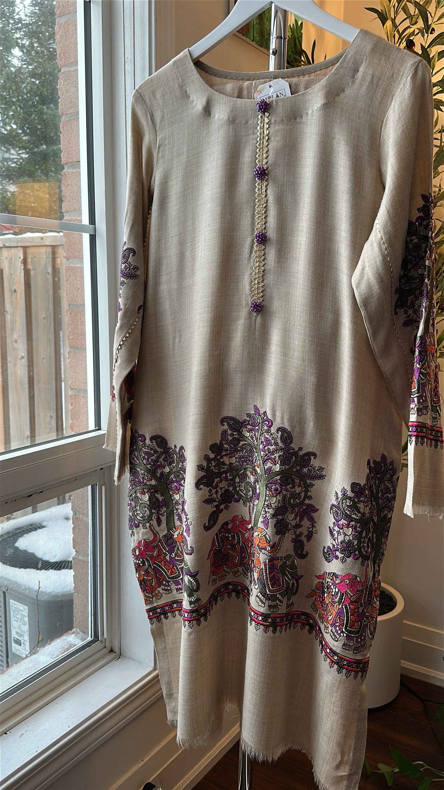 Raqs-e-Jungle – Sandstone Whisper-LahoreCordSet