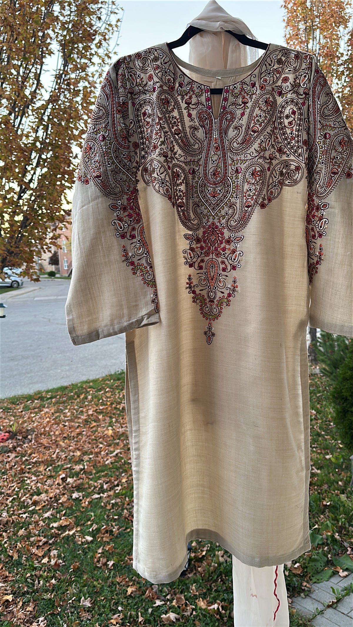 Champagne Rose / Pure Pashmina Kashmira — 3-Piece Set