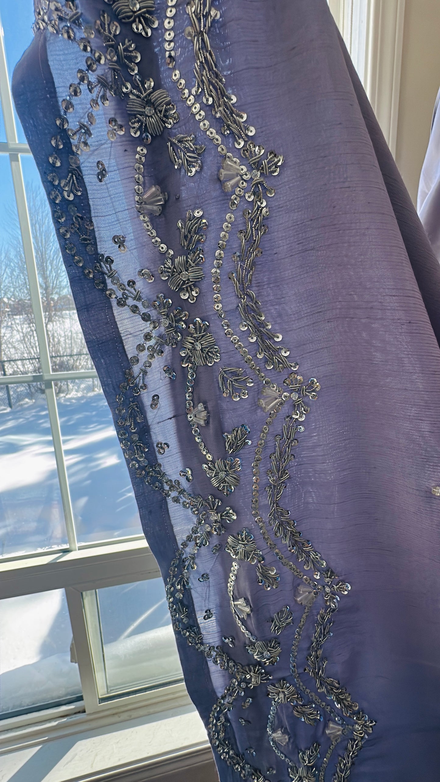 Noor-e-Sukoon – Quiet Grace in Dusky Lavender