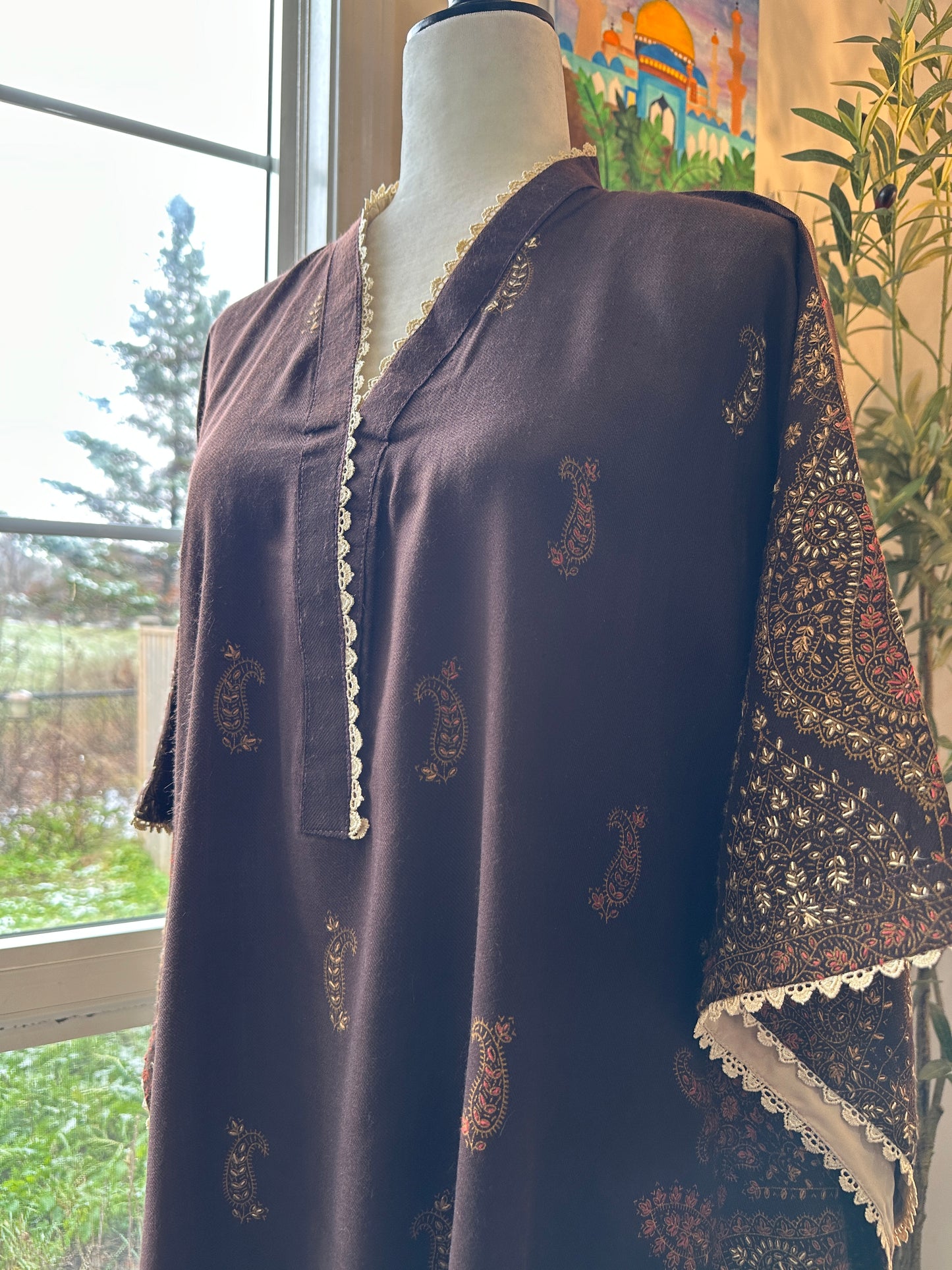 Cocoa Kalamkari – Winter’s Softest Statement