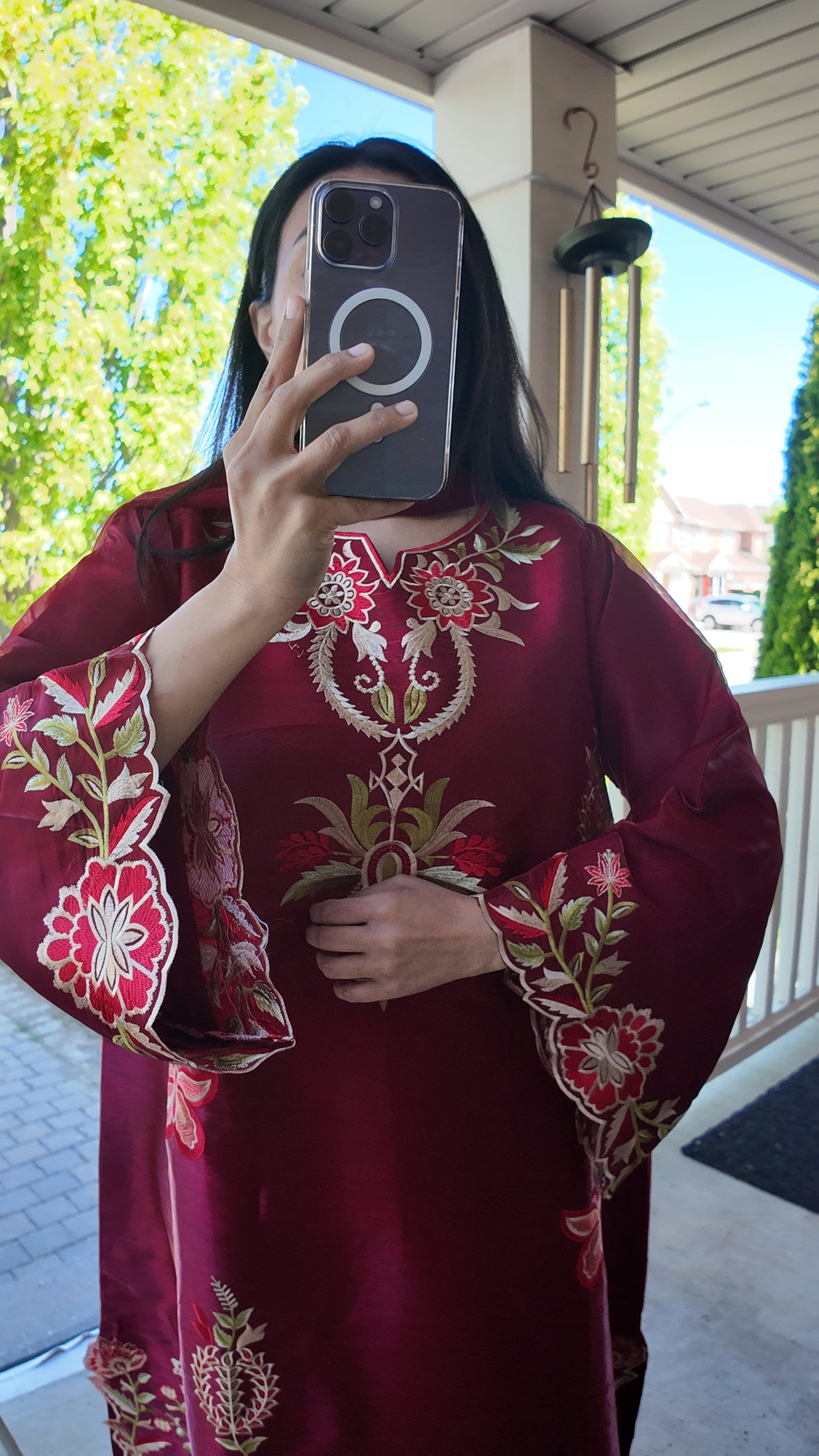 Mehrunisa Élan -  Sheesha Silk kaftaan set