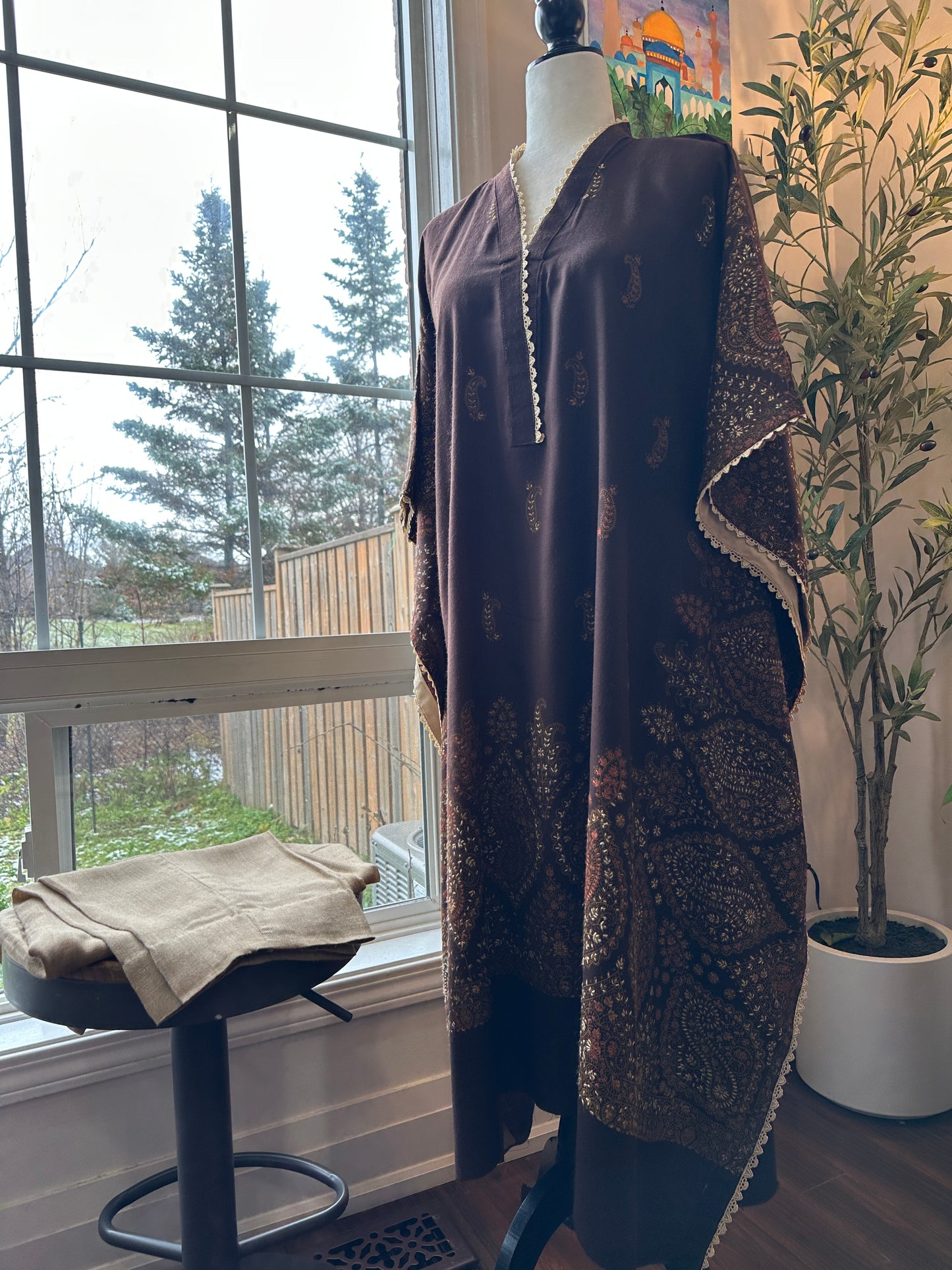 Cocoa Kalamkari – Winter’s Softest Statement