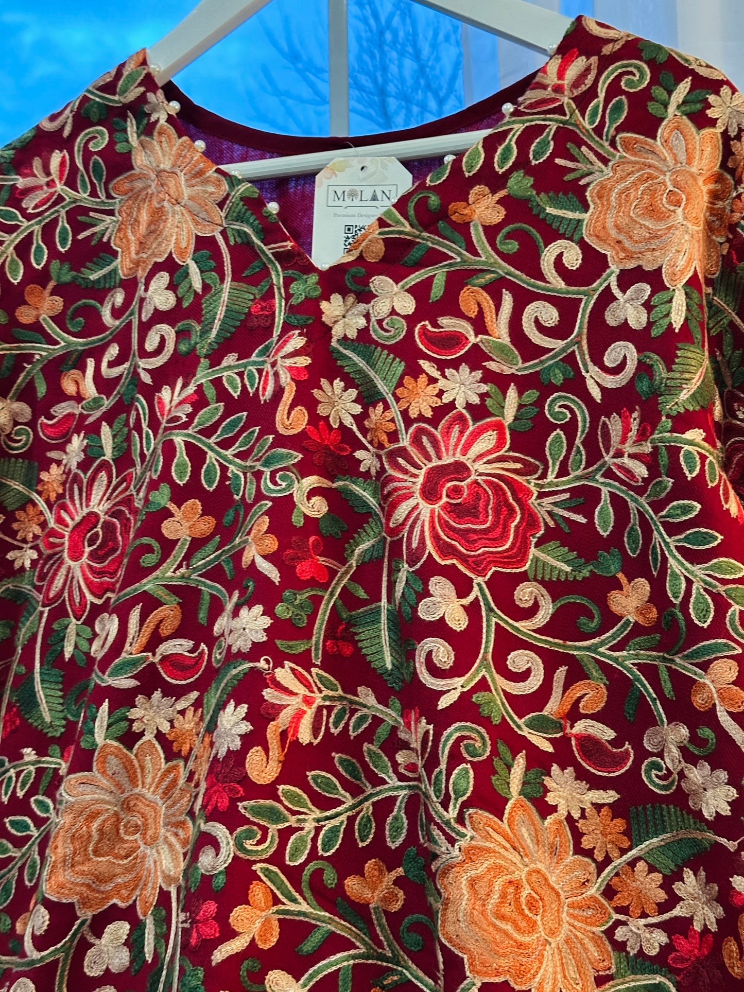 Gul-e-Laal – Heritage Shawl Shirt  Series