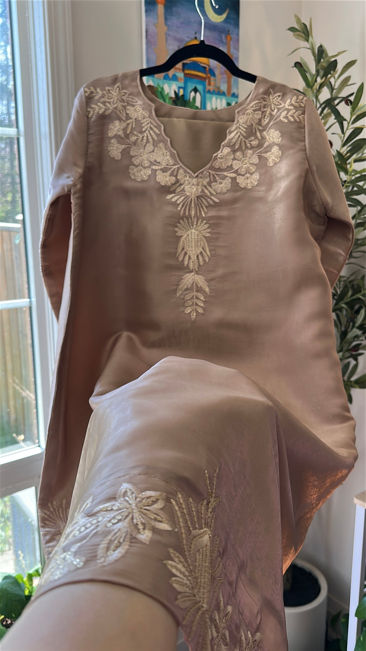 Desert Glow Élan – 2-Piece Kaftan Set