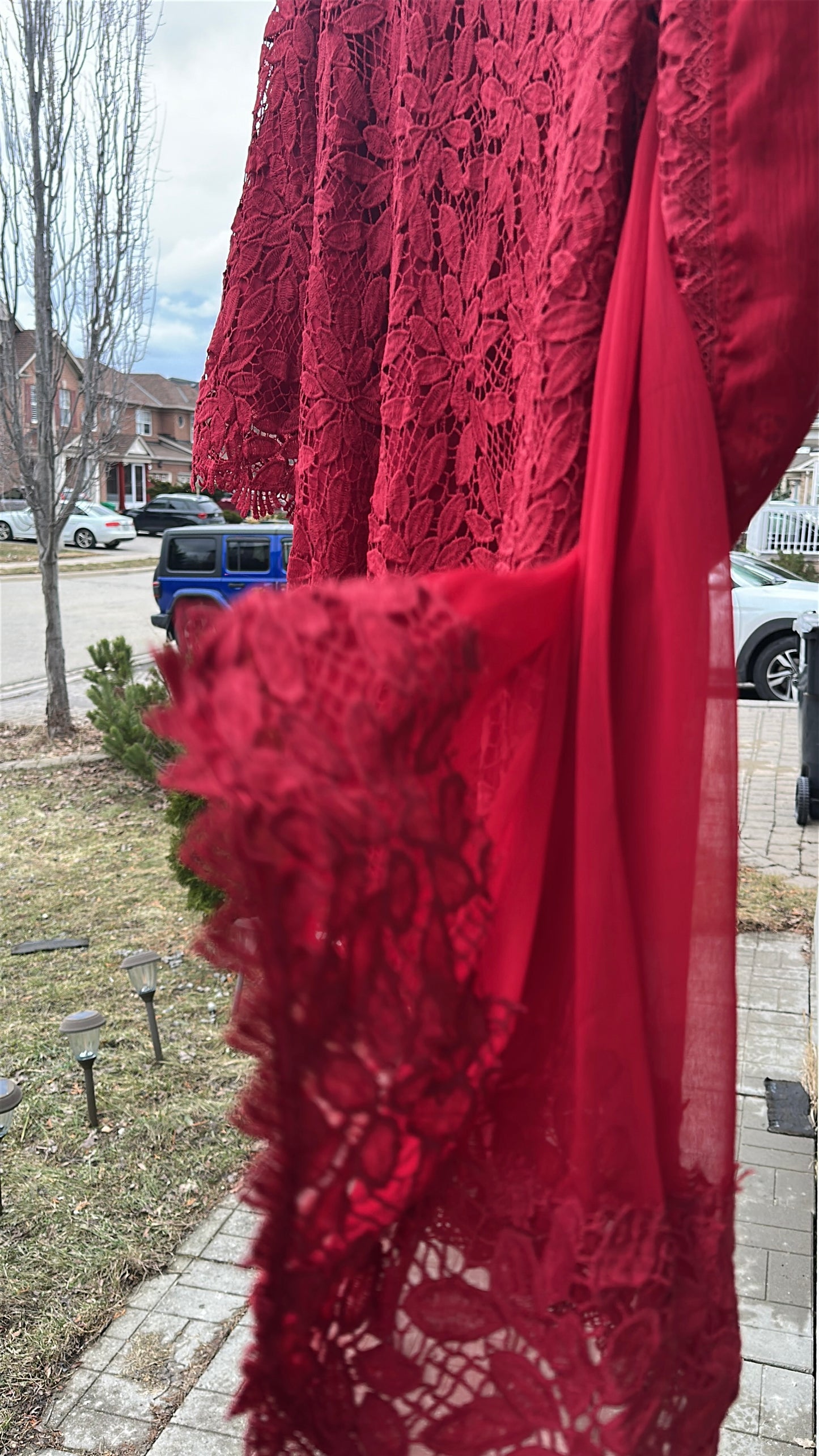 Ruby Crochet Élan – Timeless Craft in Crimson