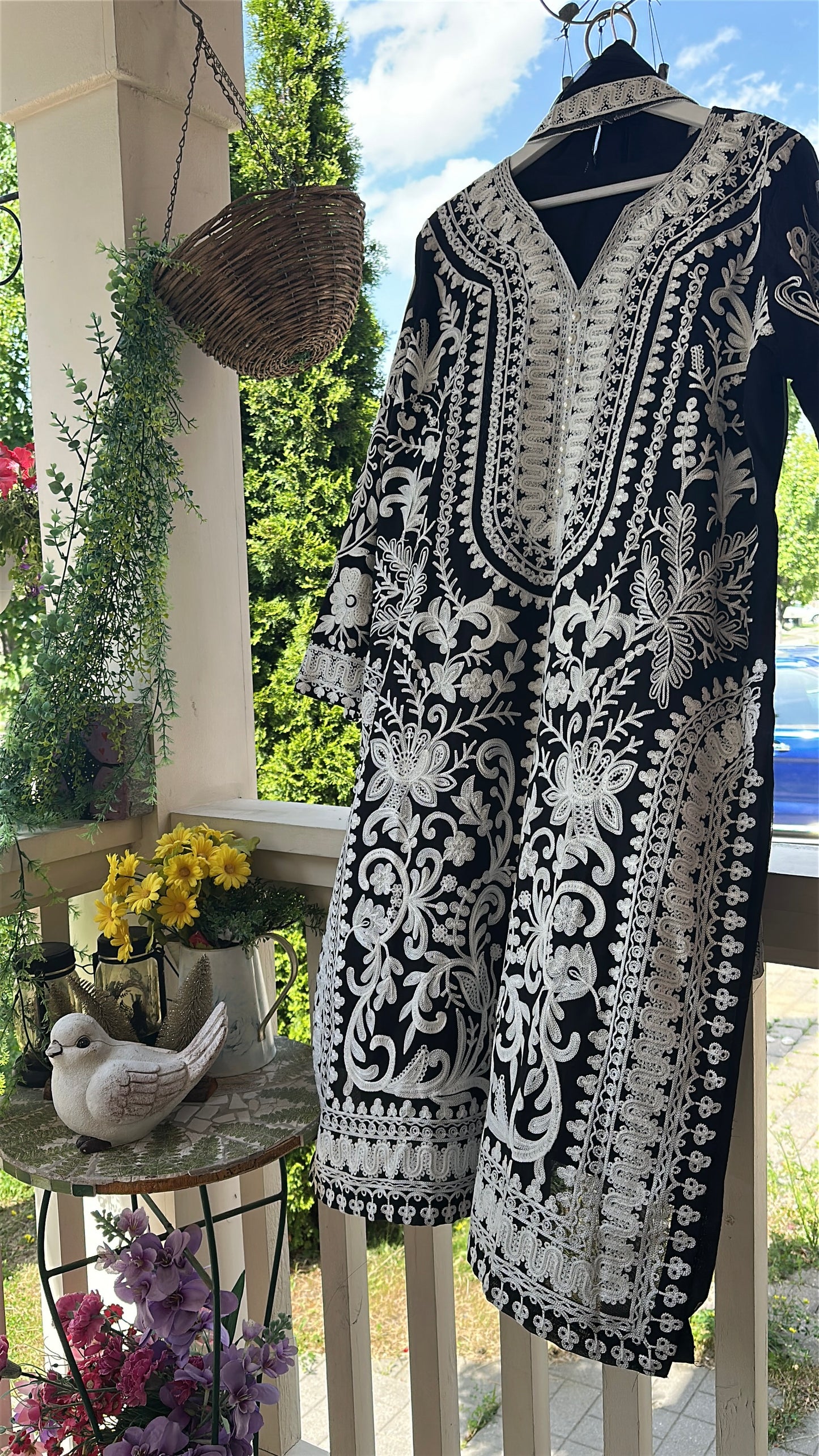 Noir Aaira Embroidered Set