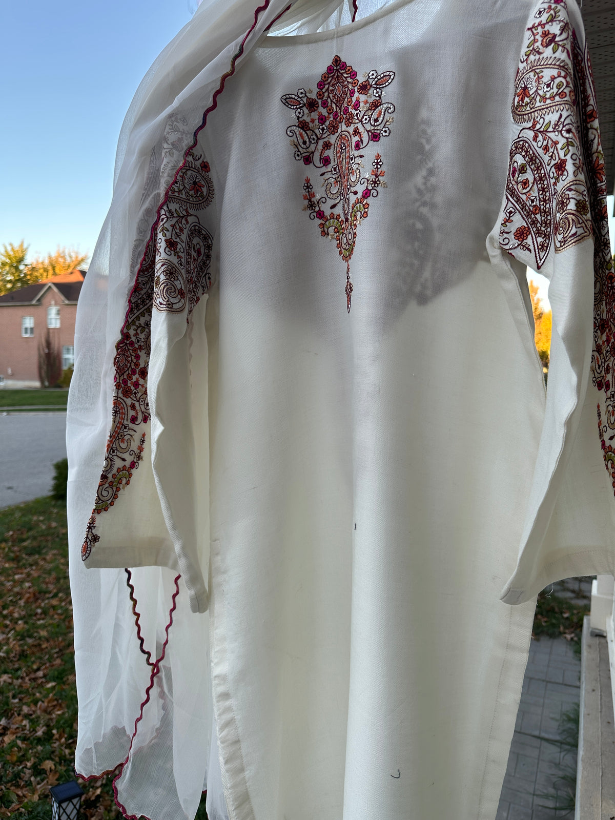 Ivory Meher / Pure Pashmina Kashmira — 3-Piece Set