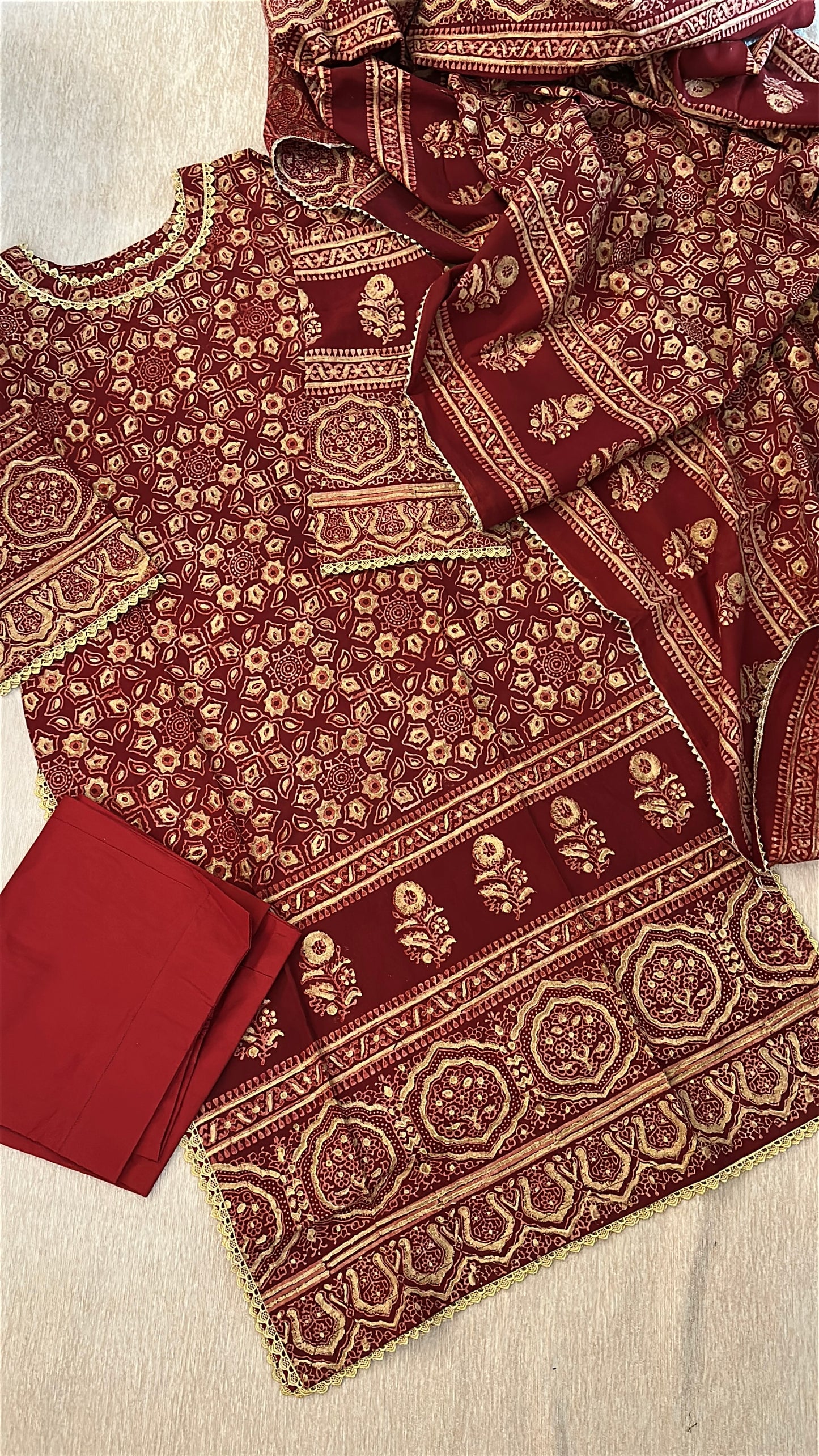 Rang-e-Zar - The Heritage Ajrak Collection