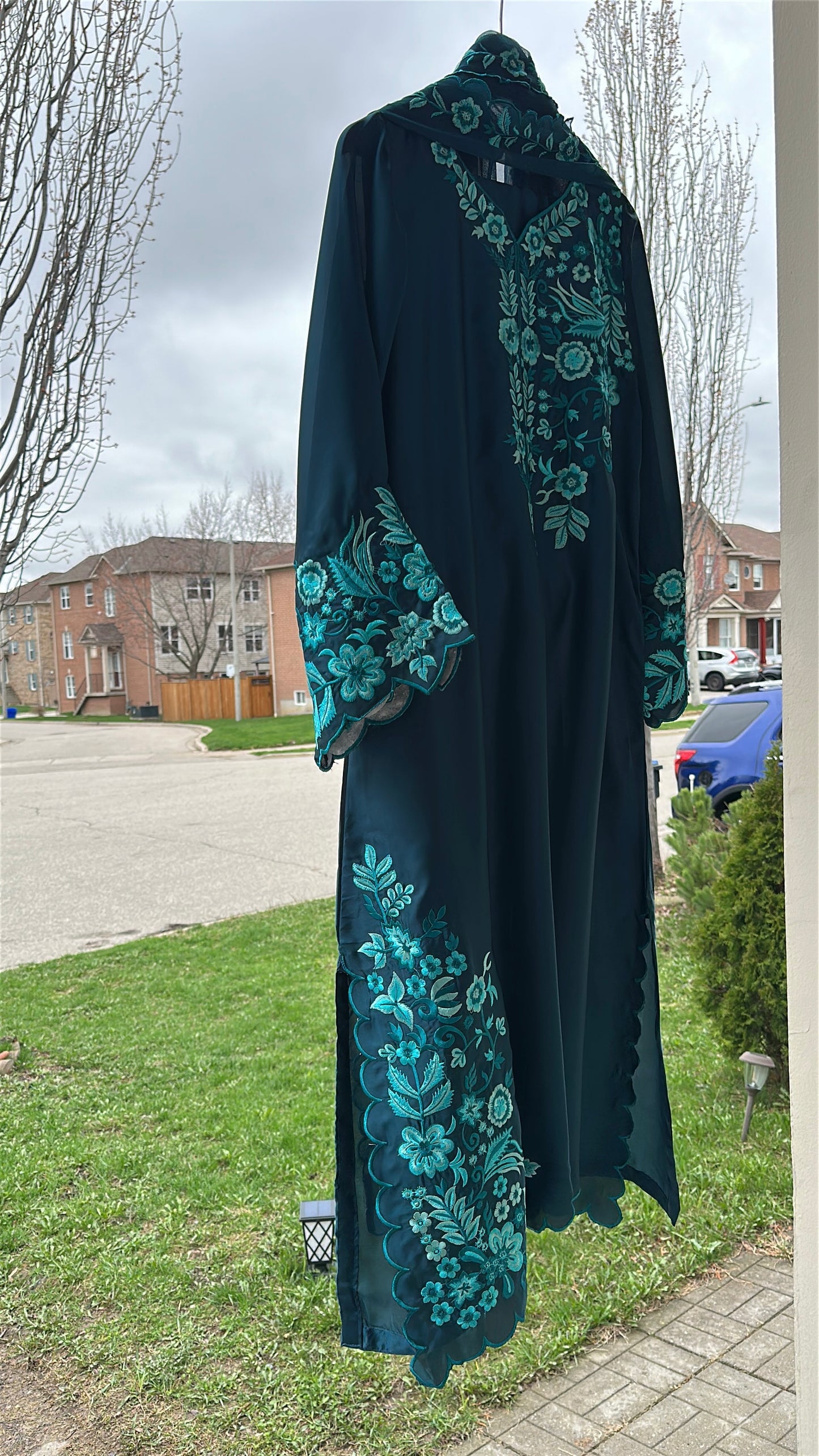 Zamurd Teal Élan - Kaftan Set