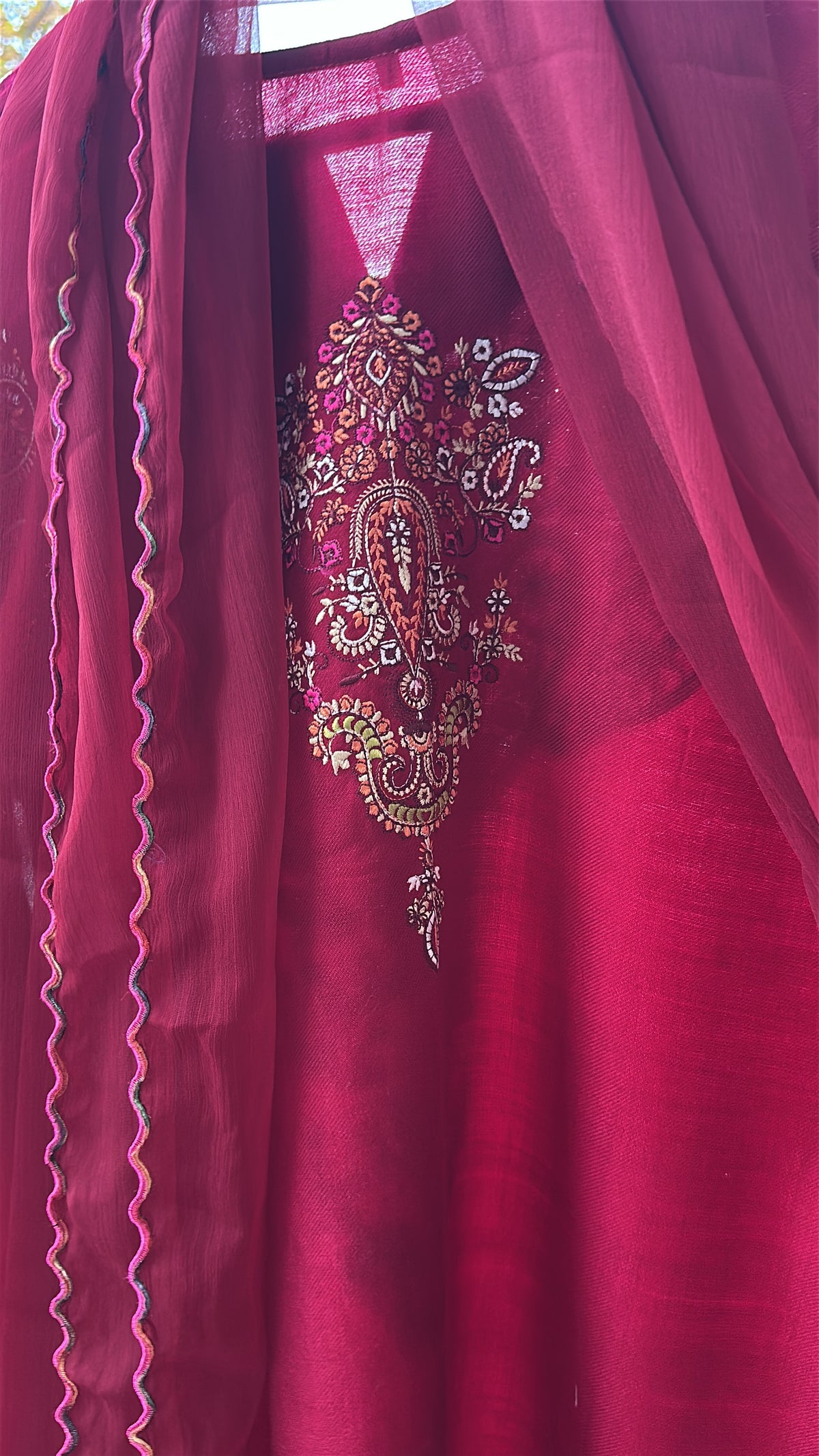 Ruby Rose / Pure Pashmina Kashmira — 3-Piece Set