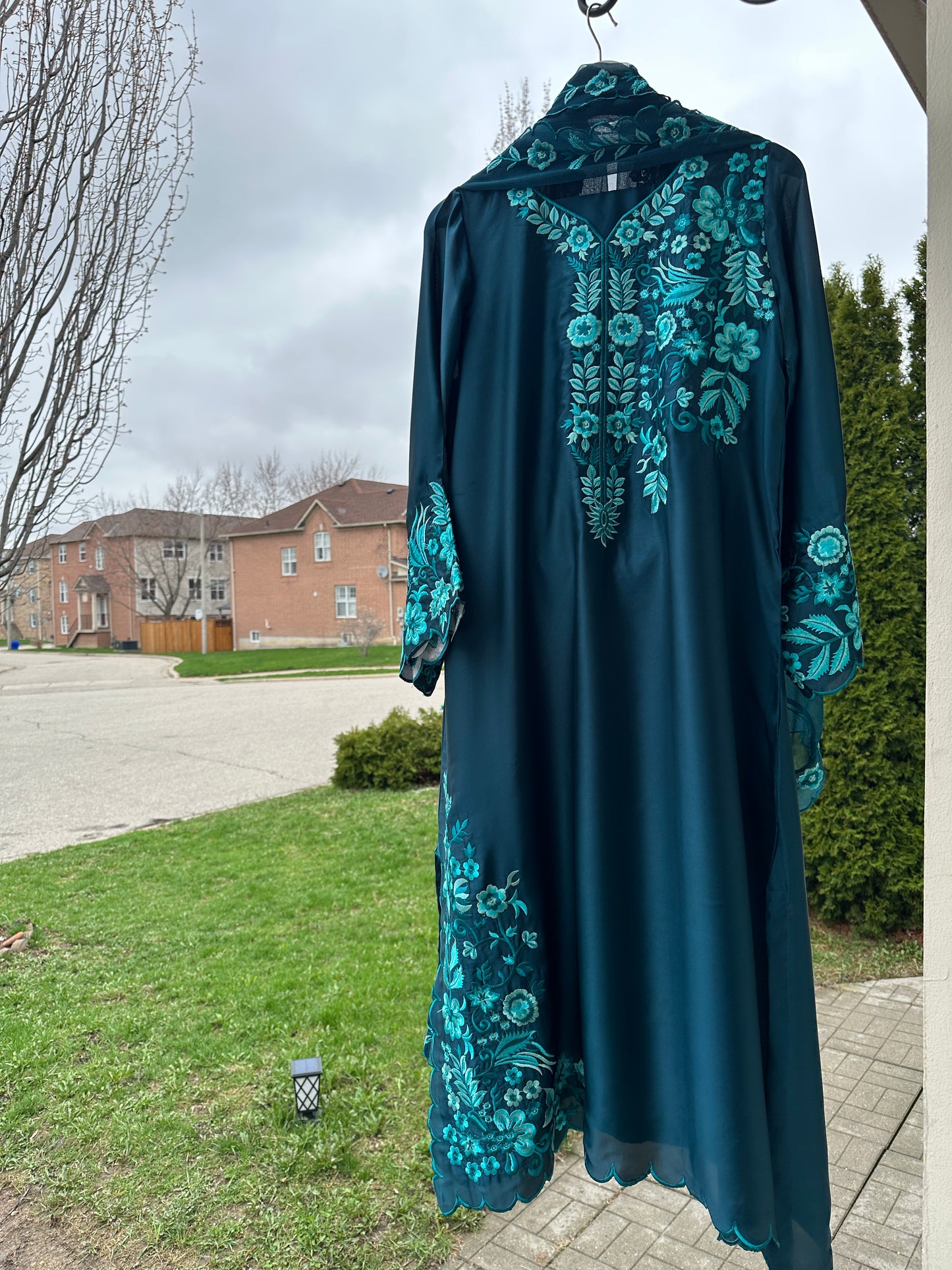 Zamurd Teal Élan - Kaftan Set