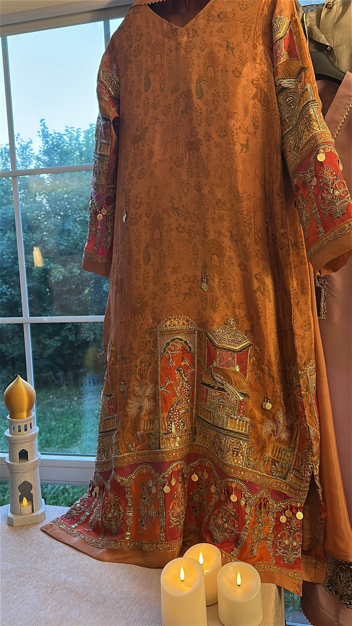 Dastaan-e-Anarkali | Embroidered Kaftan Set