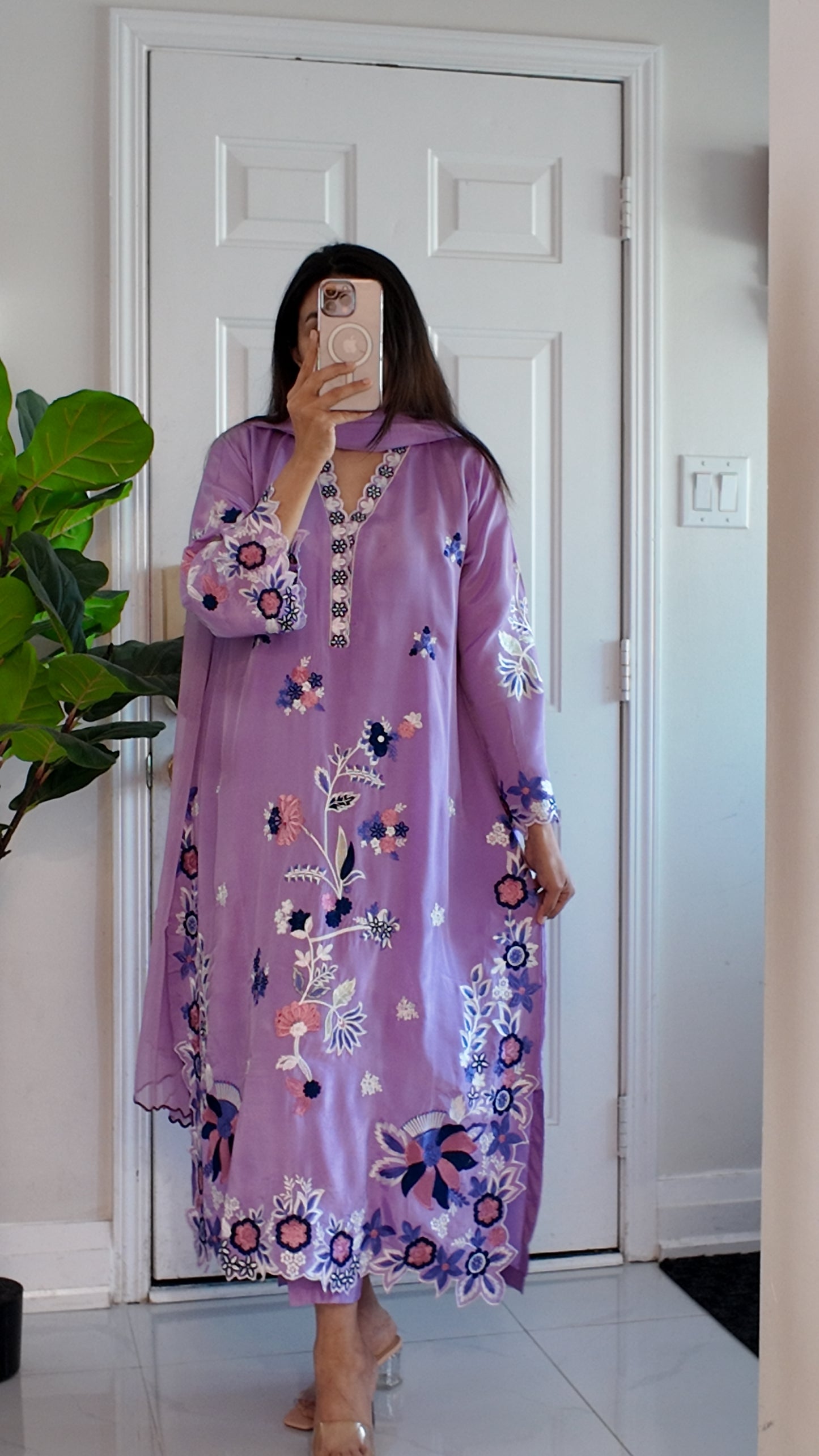 Lavender Veil Élan - kaftan set