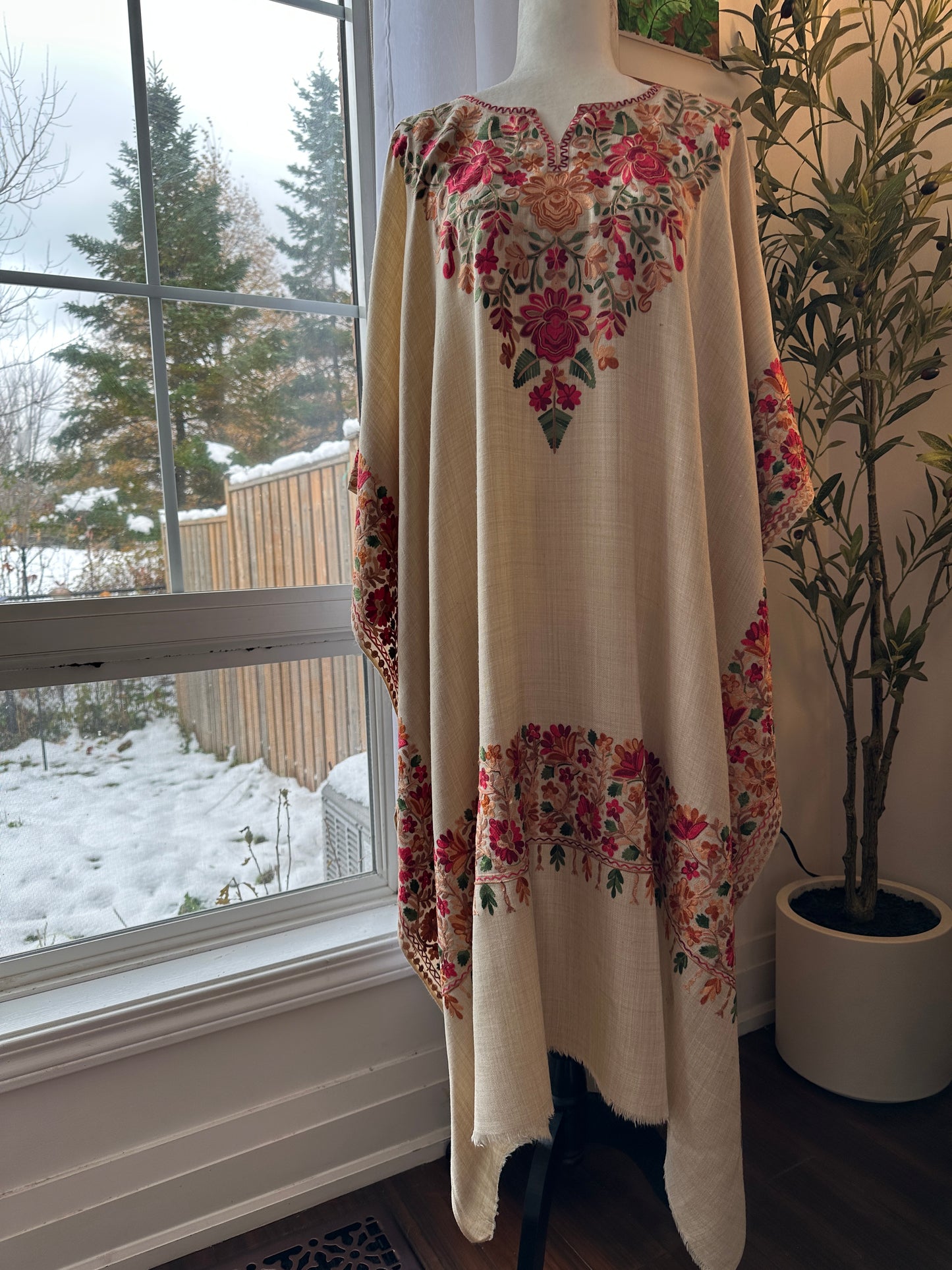 Gulabkaar –  Poncho Shawl Shirt