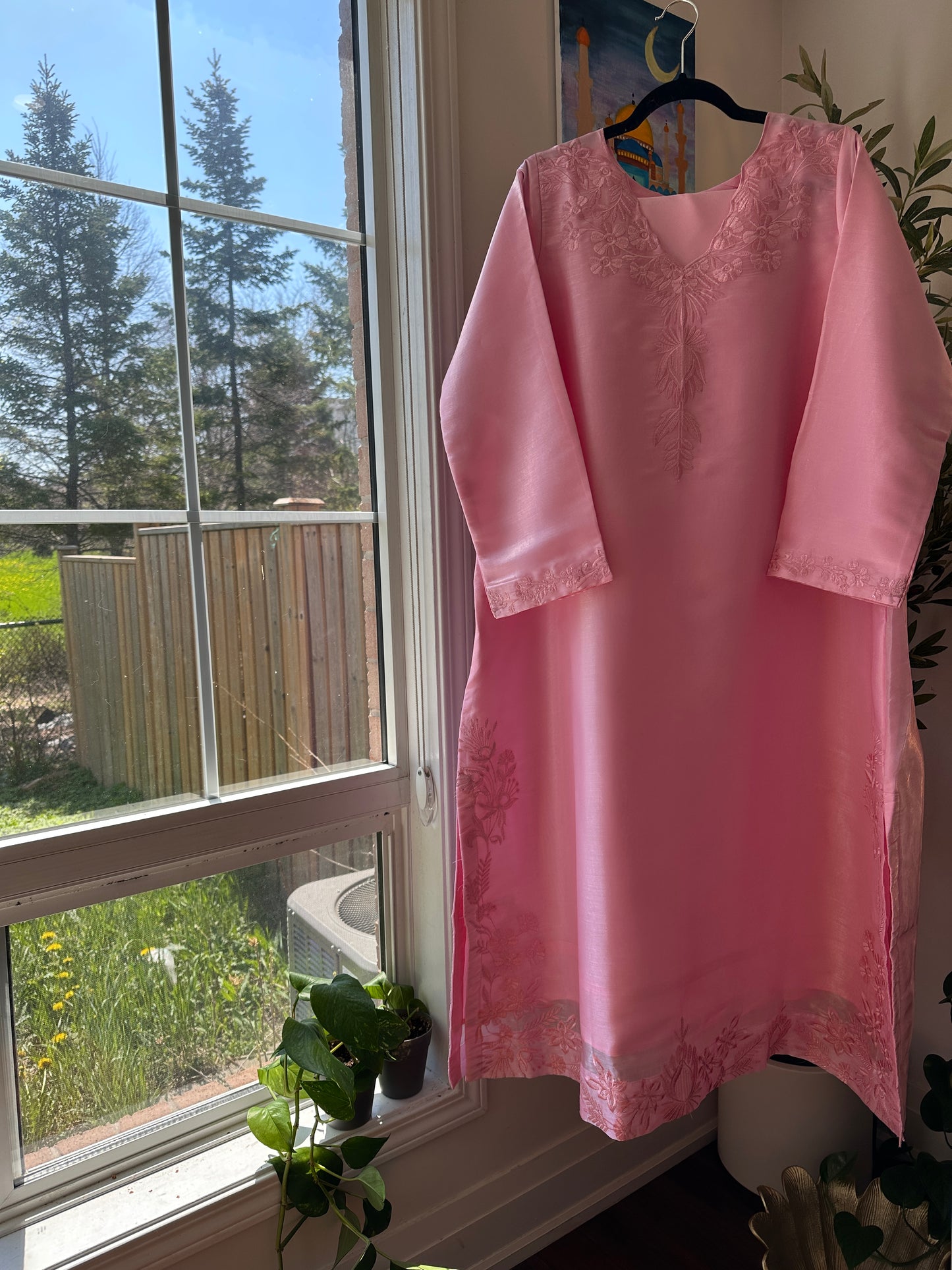 Rose Mist Élan – 2-Piece Kaftan Set
