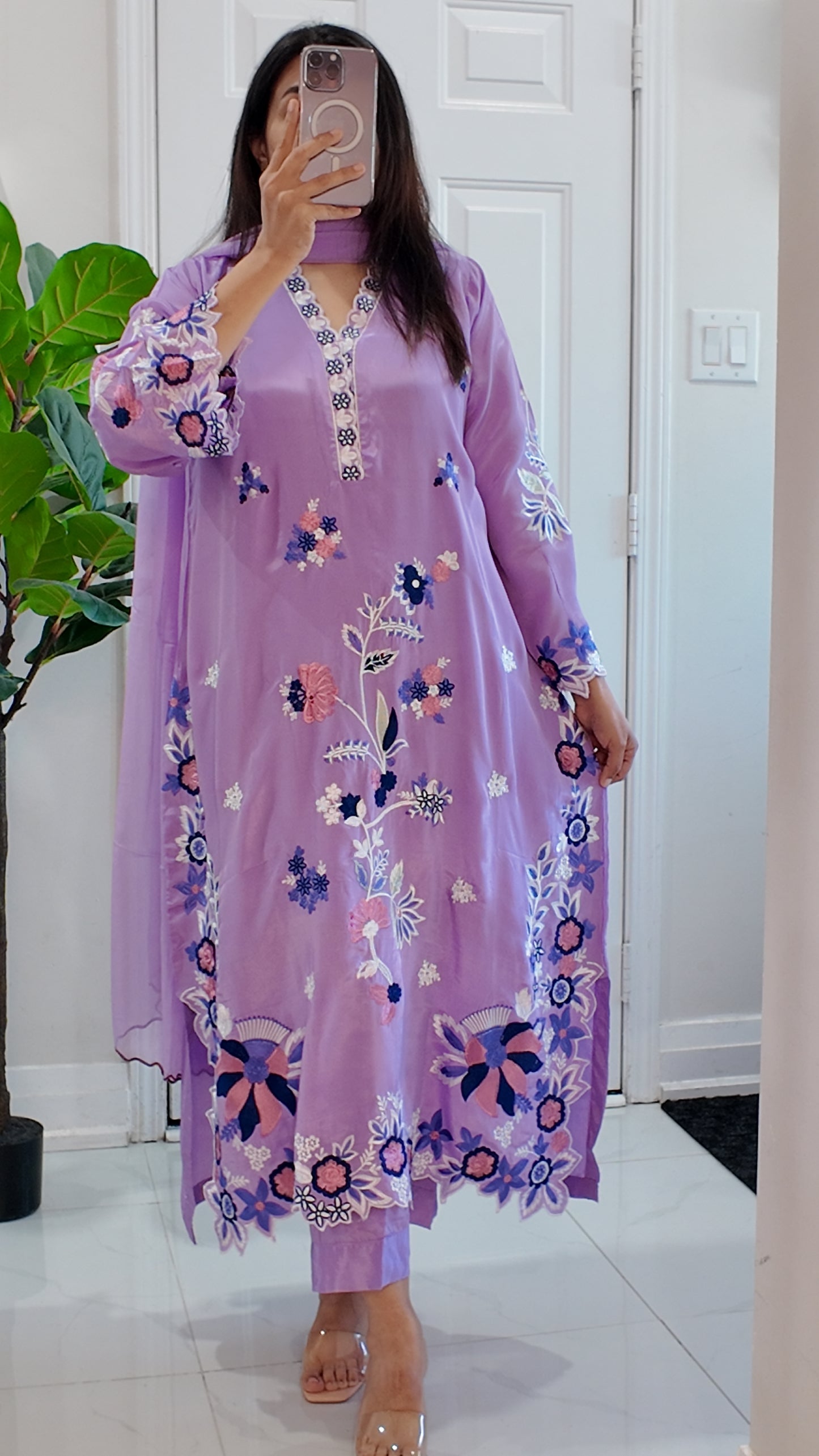 Lavender Veil Élan - kaftan set