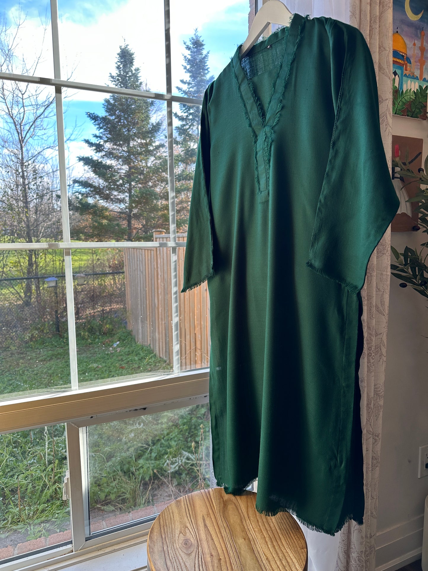 Emerald Haze – Pashmina Cord Set