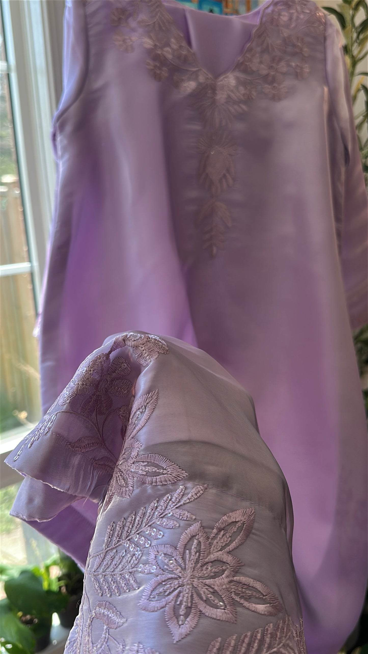 Lavender Haze Élan – 2-Piece Kaftan Set