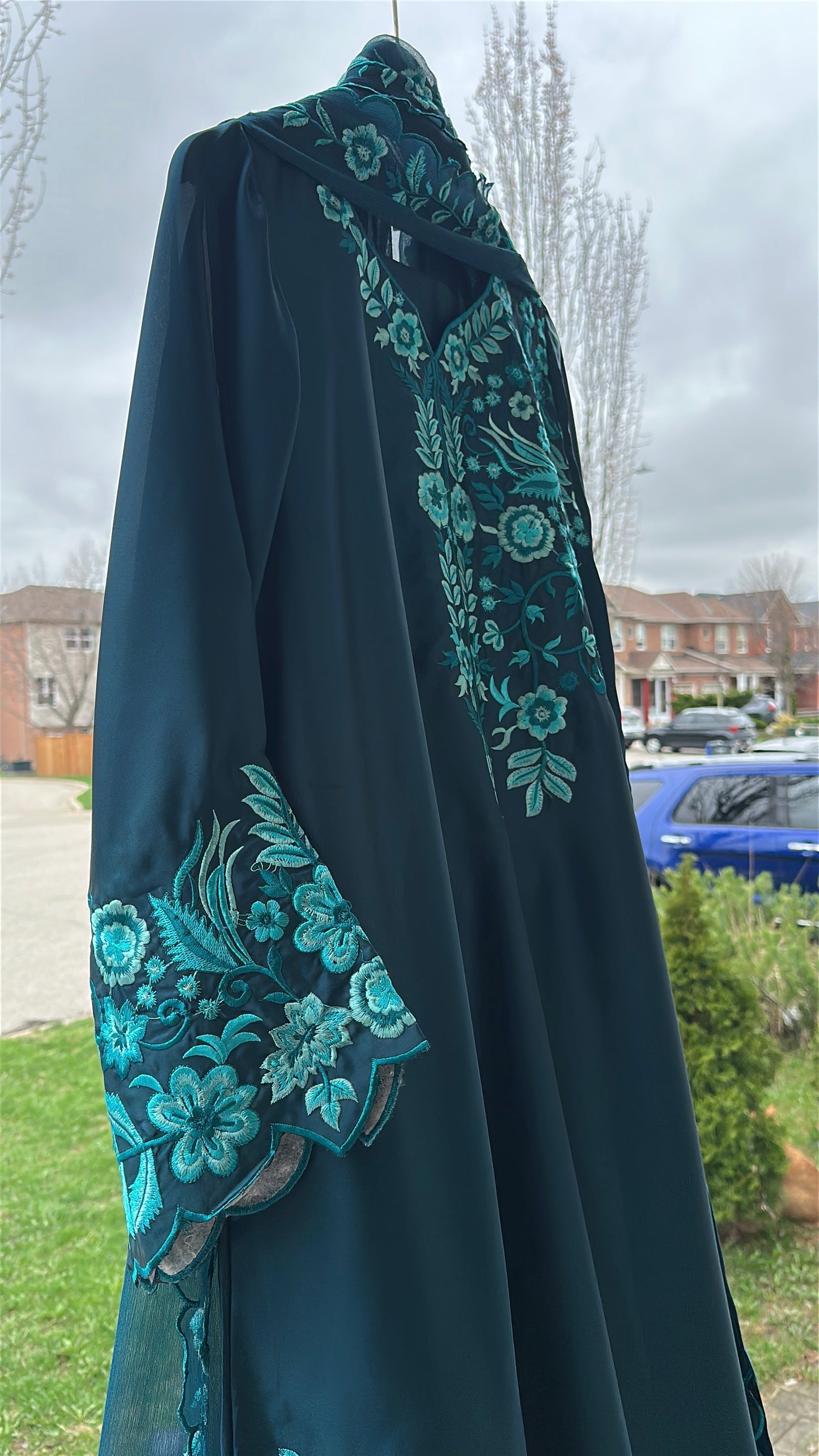 Zamurd Teal Élan - Kaftan Set