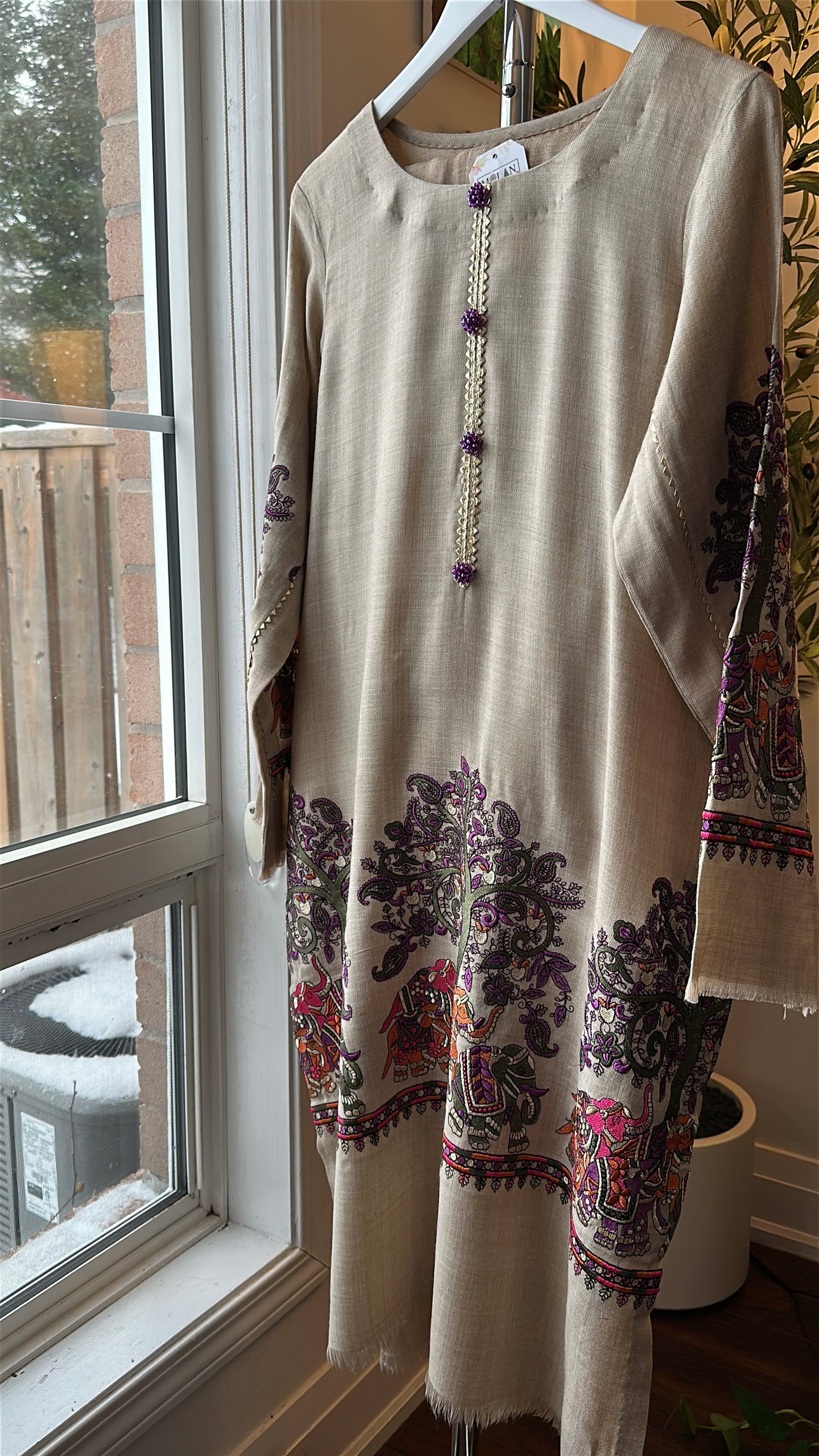 Raqs-e-Jungle – Sandstone Whisper-LahoreCordSet