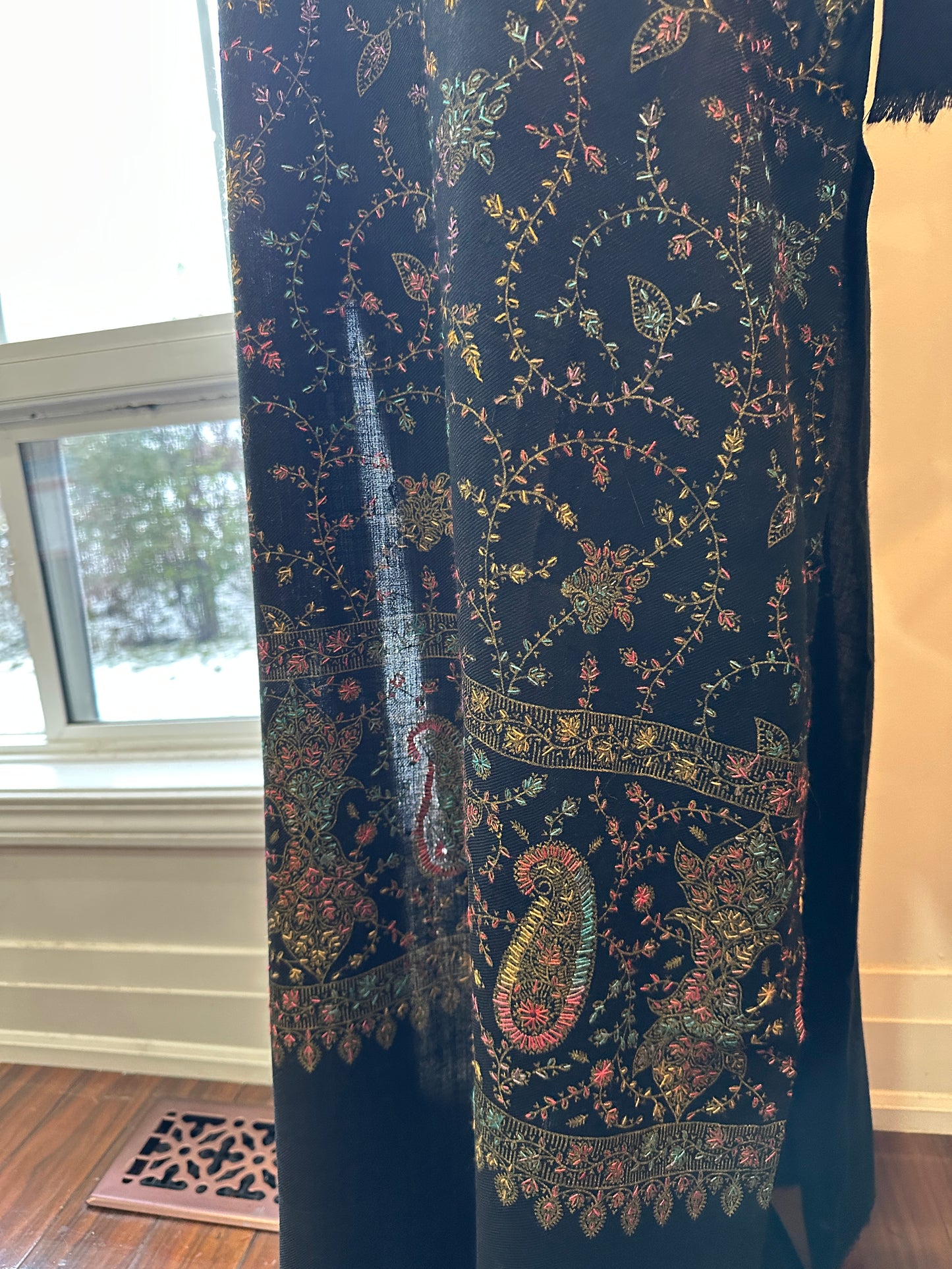 Zar-e-Qalam – Kalamkari Shawl Shirt