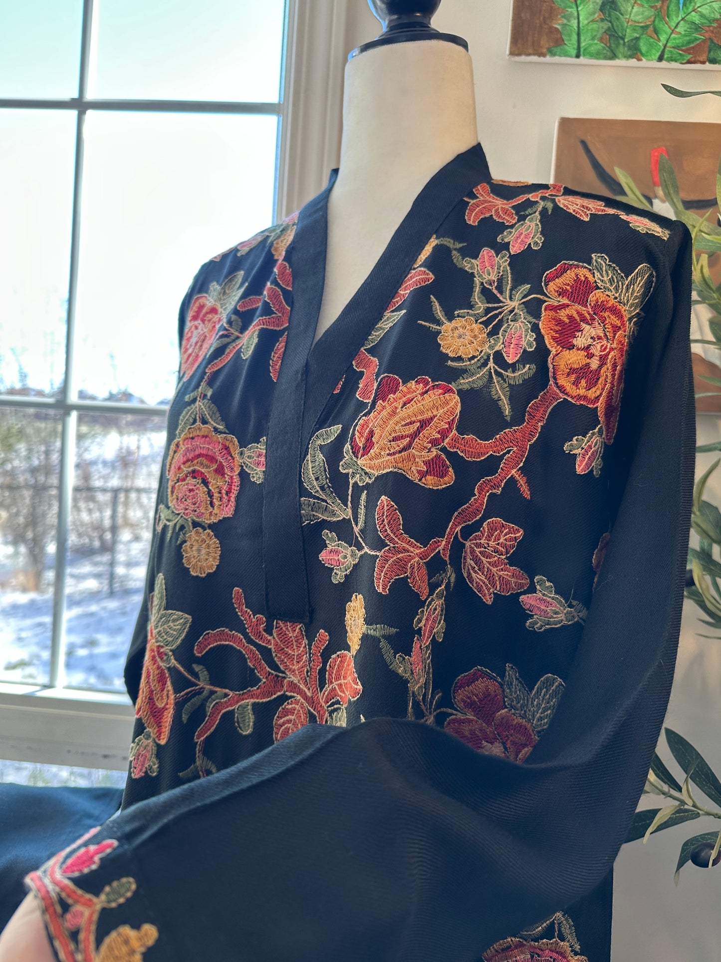 Gulab-e-Jaanaan – The Kashmiri Rose Jaal Pashmina Set