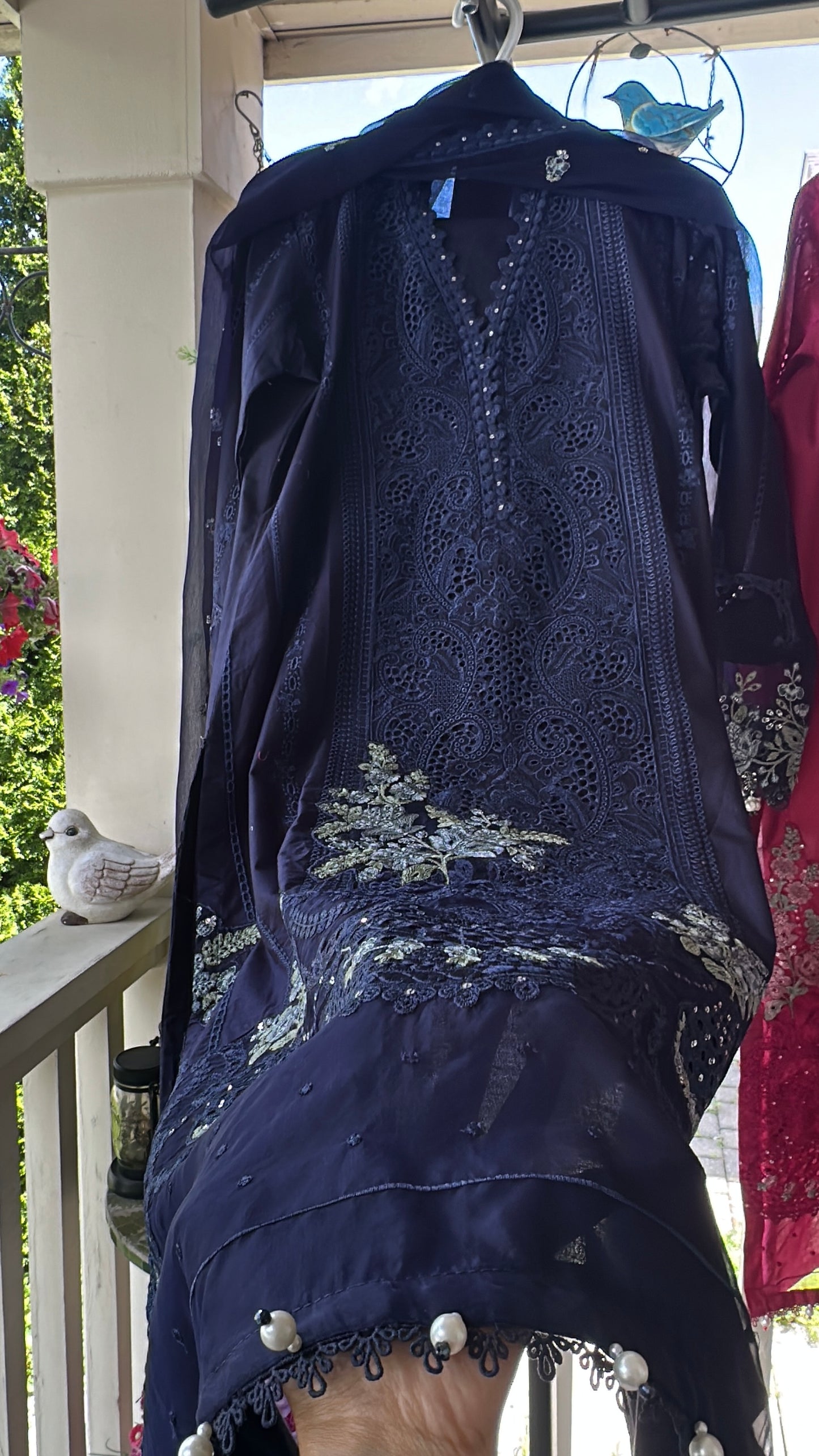 Midnight Noor — Chikan Kari Luxe Collection
