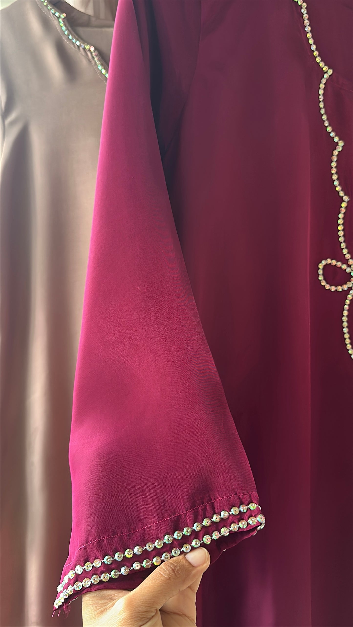 Mulberry Flame Élan - Kaftan set