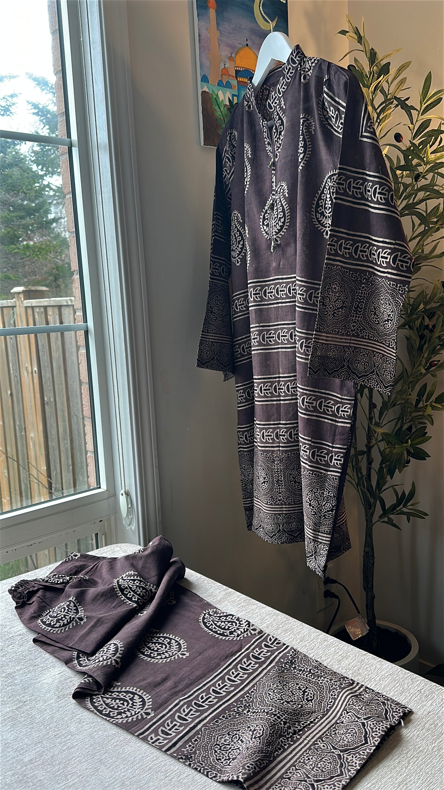 Espresso Drift Co-ord – Ajrak Heritage