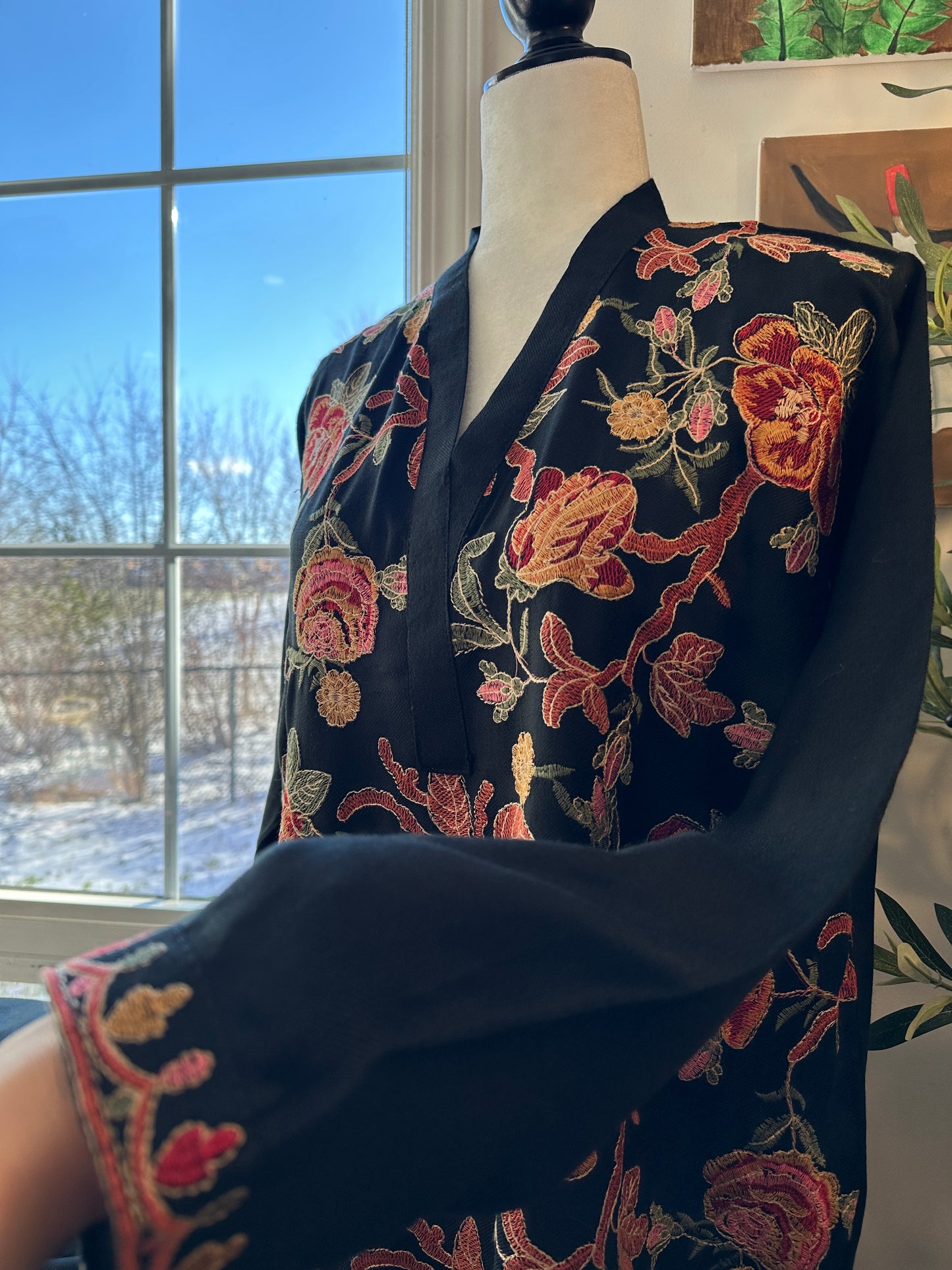 Gulab-e-Jaanaan – The Kashmiri Rose Jaal Pashmina Set